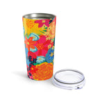 Bespattered Facade Bold Florals Tumbler 20oz by Bespattered Facade