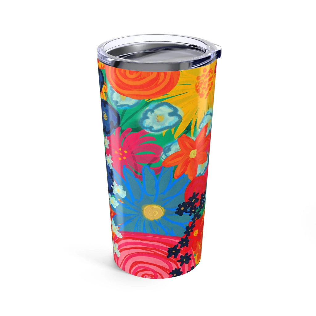 Bespattered Facade Bold Florals Tumbler 20oz by Bespattered Facade