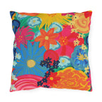 Bespattered Facade Bold Florals UV-Resistant Outdoor Pillows | 4 Sizes by Bespattered Facade