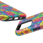 Bespattered Facade Bright Rainbow Flowers Impact-Resistant Case by Bespattered Facade