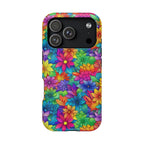 Bespattered Facade Bright Rainbow Flowers Impact-Resistant Case by Bespattered Facade
