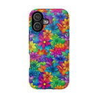 Bespattered Facade Bright Rainbow Flowers Impact-Resistant Case by Bespattered Facade