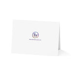 Bespattered Facade Colorful Circles Greeting Cards | Sets of 1, 10, 30, or 50 by Bespattered Facade