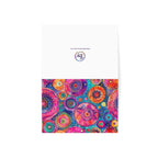 Bespattered Facade Colorful Circles Greeting Cards | Sets of 1, 10, 30, or 50 by Bespattered Facade