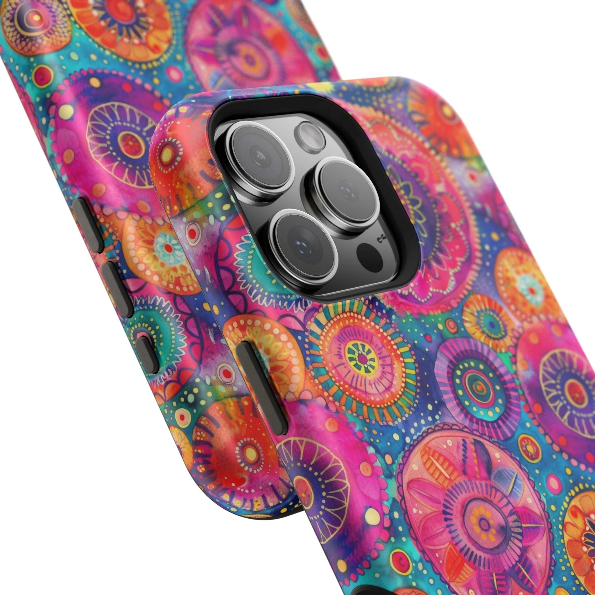 Bespattered Facade Colorful Circles MagSafe Tough Case by Bespattered Facade