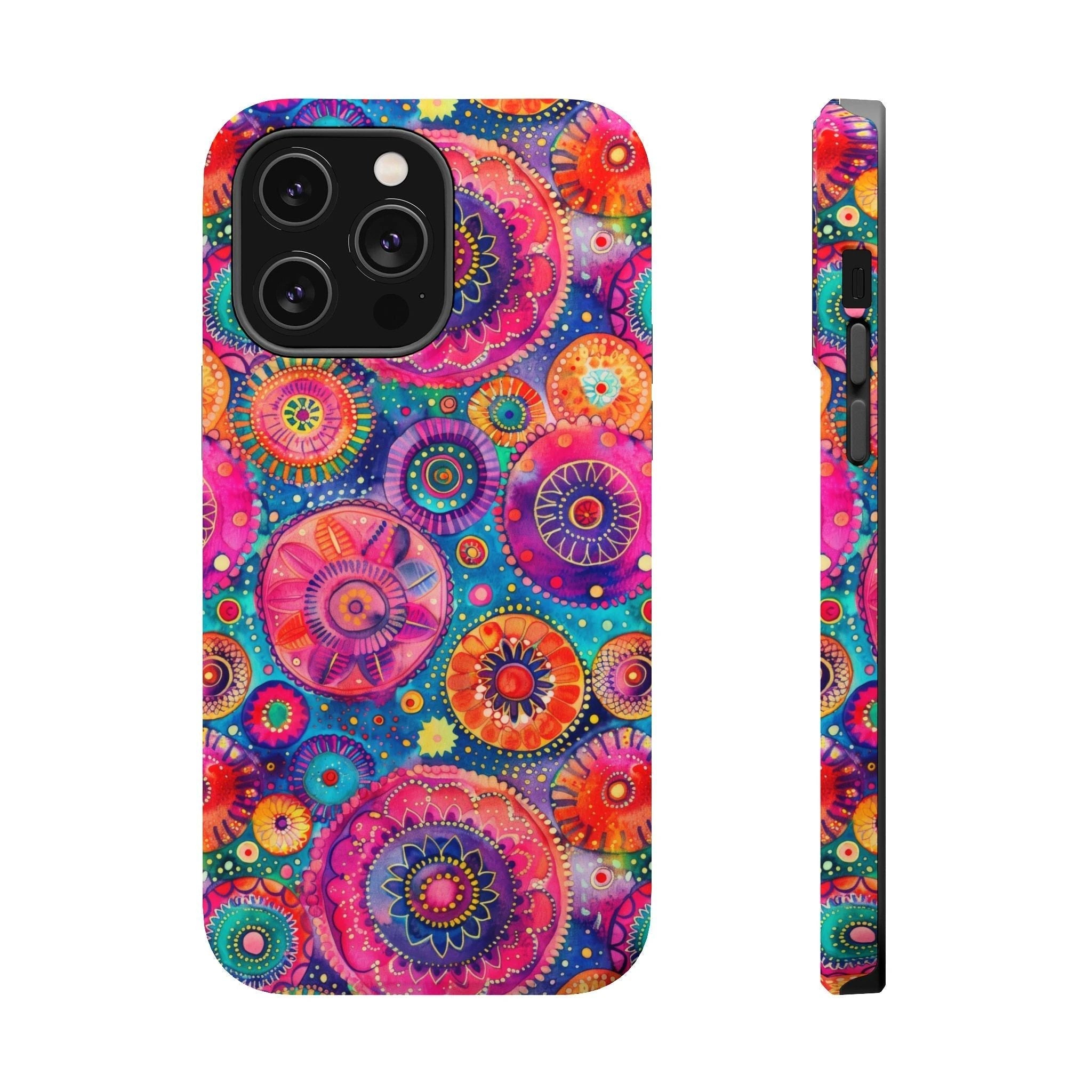 Bespattered Facade Colorful Circles MagSafe Tough Case by Bespattered Facade