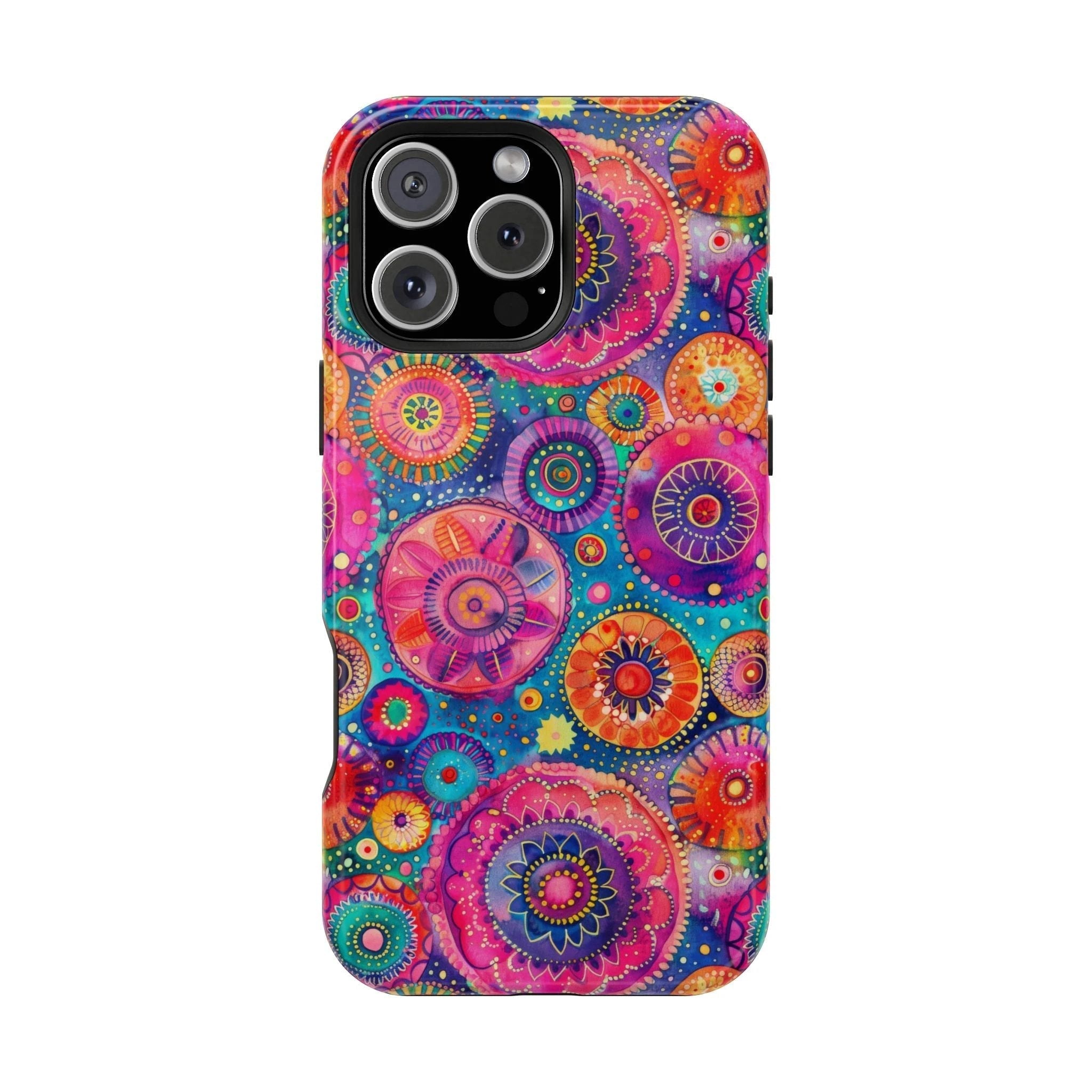 Bespattered Facade Colorful Circles MagSafe Tough Case by Bespattered Facade