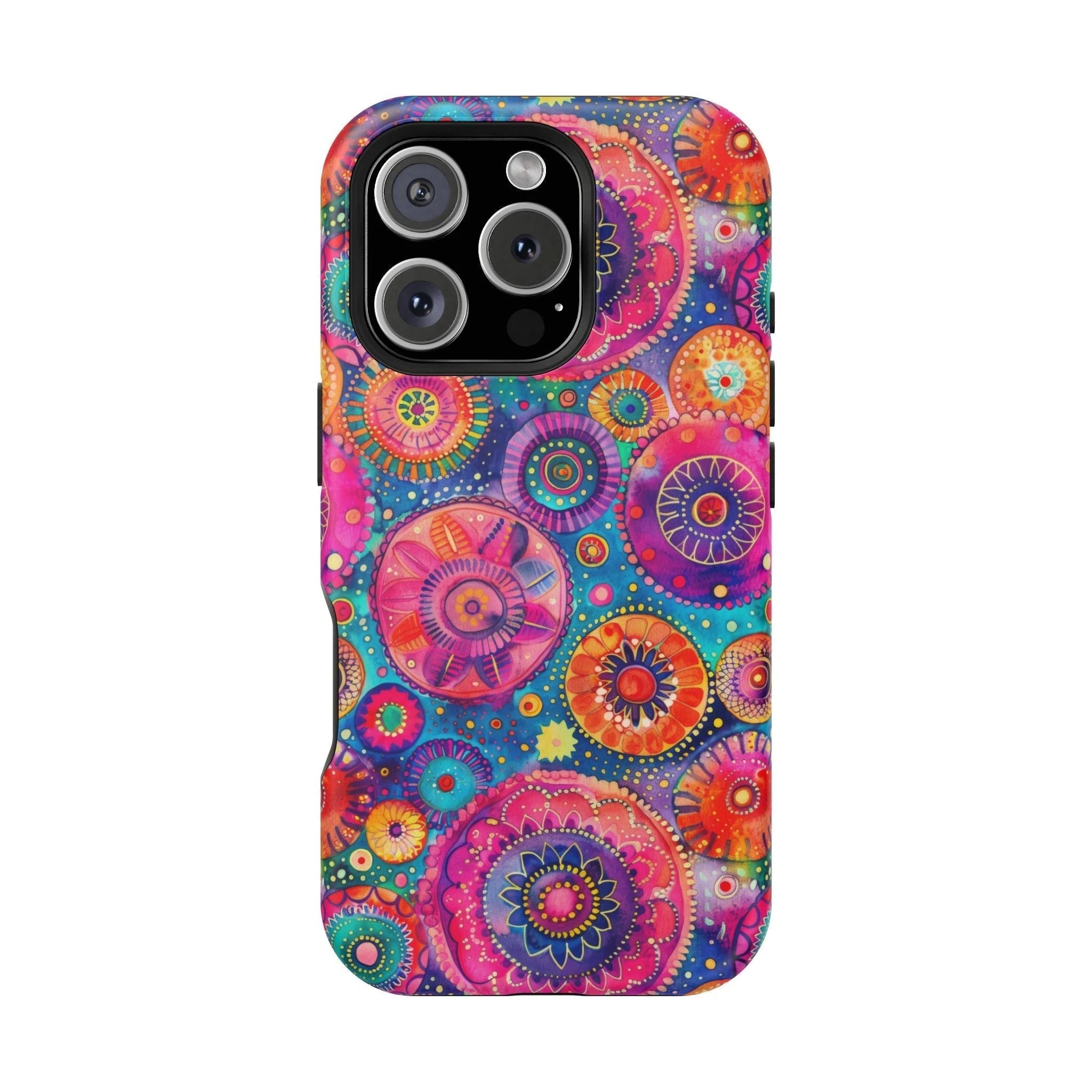 Bespattered Facade Colorful Circles MagSafe Tough Case by Bespattered Facade