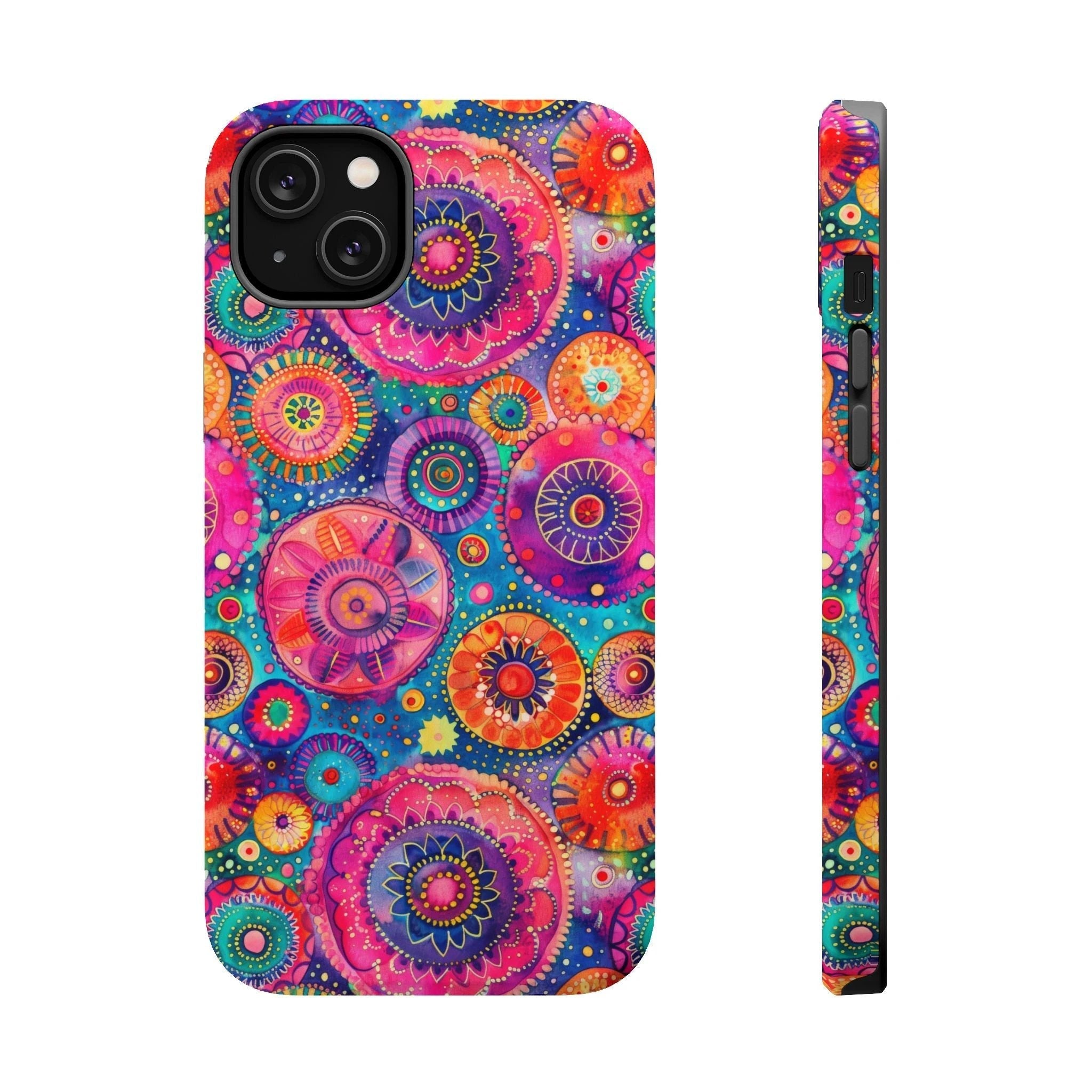 Bespattered Facade Colorful Circles MagSafe Tough Case by Bespattered Facade