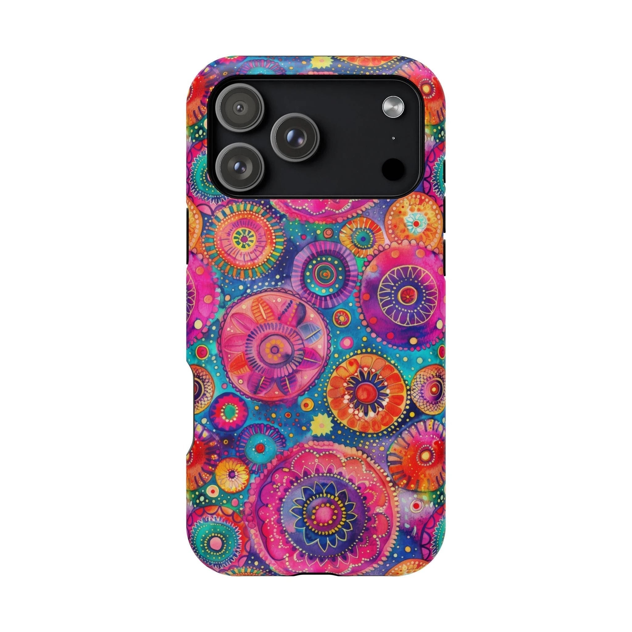 Bespattered Facade Colorful Circles MagSafe Tough Case by Bespattered Facade