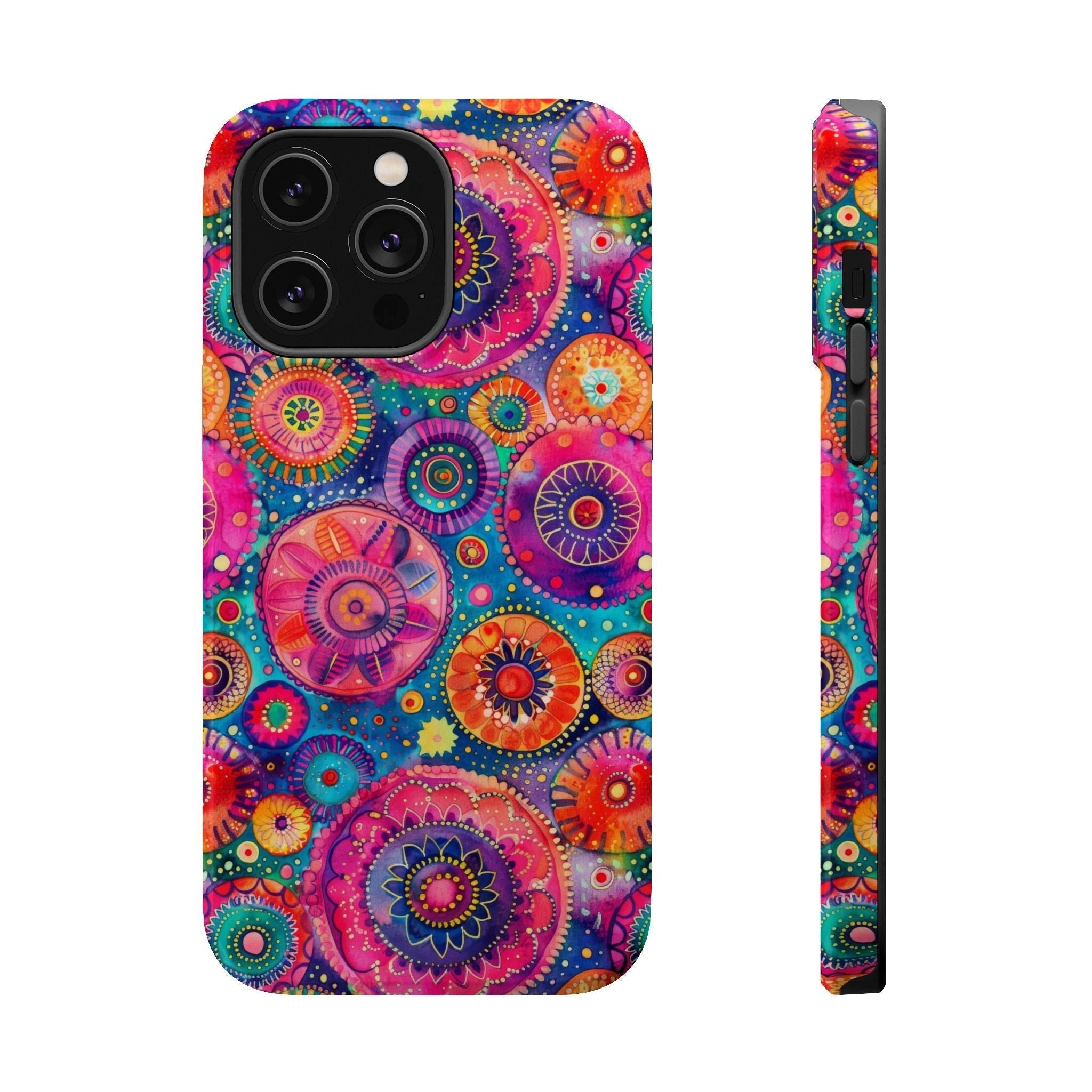 Bespattered Facade Colorful Circles MagSafe Tough Case by Bespattered Facade