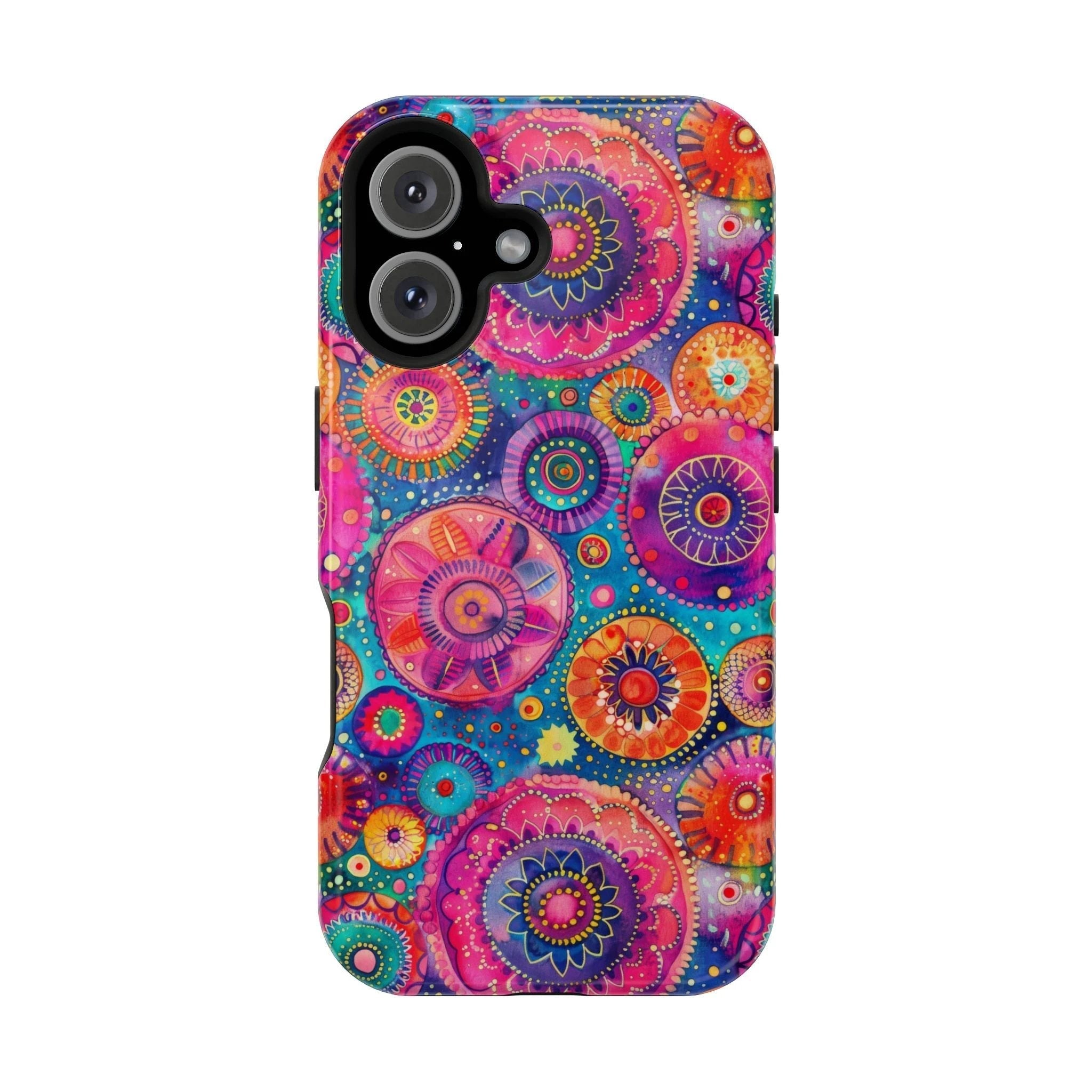 Bespattered Facade Colorful Circles MagSafe Tough Case by Bespattered Facade