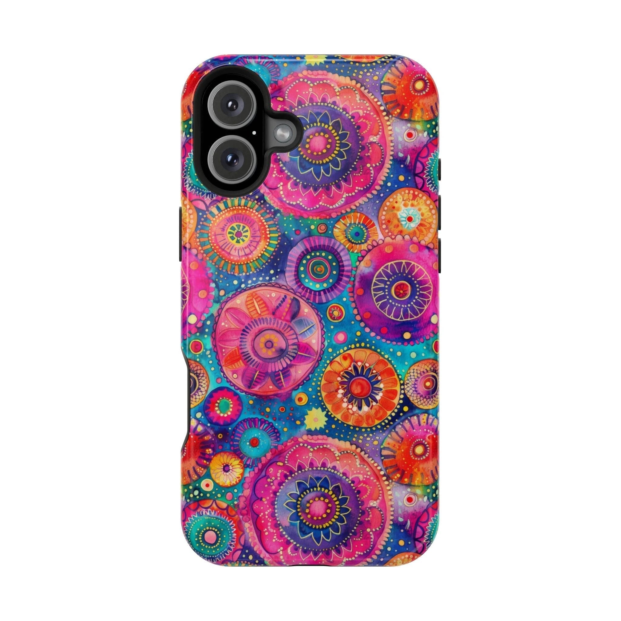 Bespattered Facade Colorful Circles MagSafe Tough Case by Bespattered Facade
