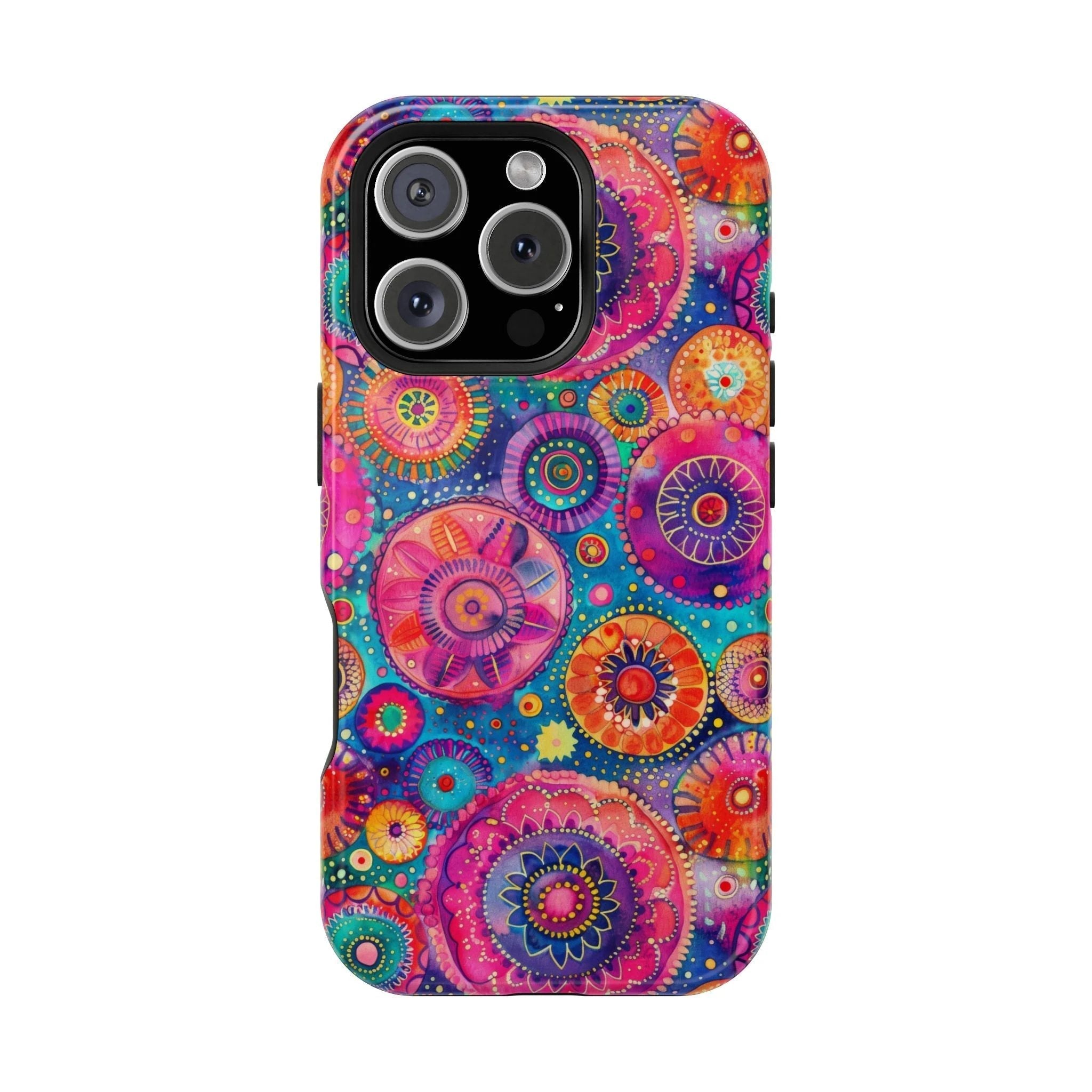 Bespattered Facade Colorful Circles MagSafe Tough Case by Bespattered Facade
