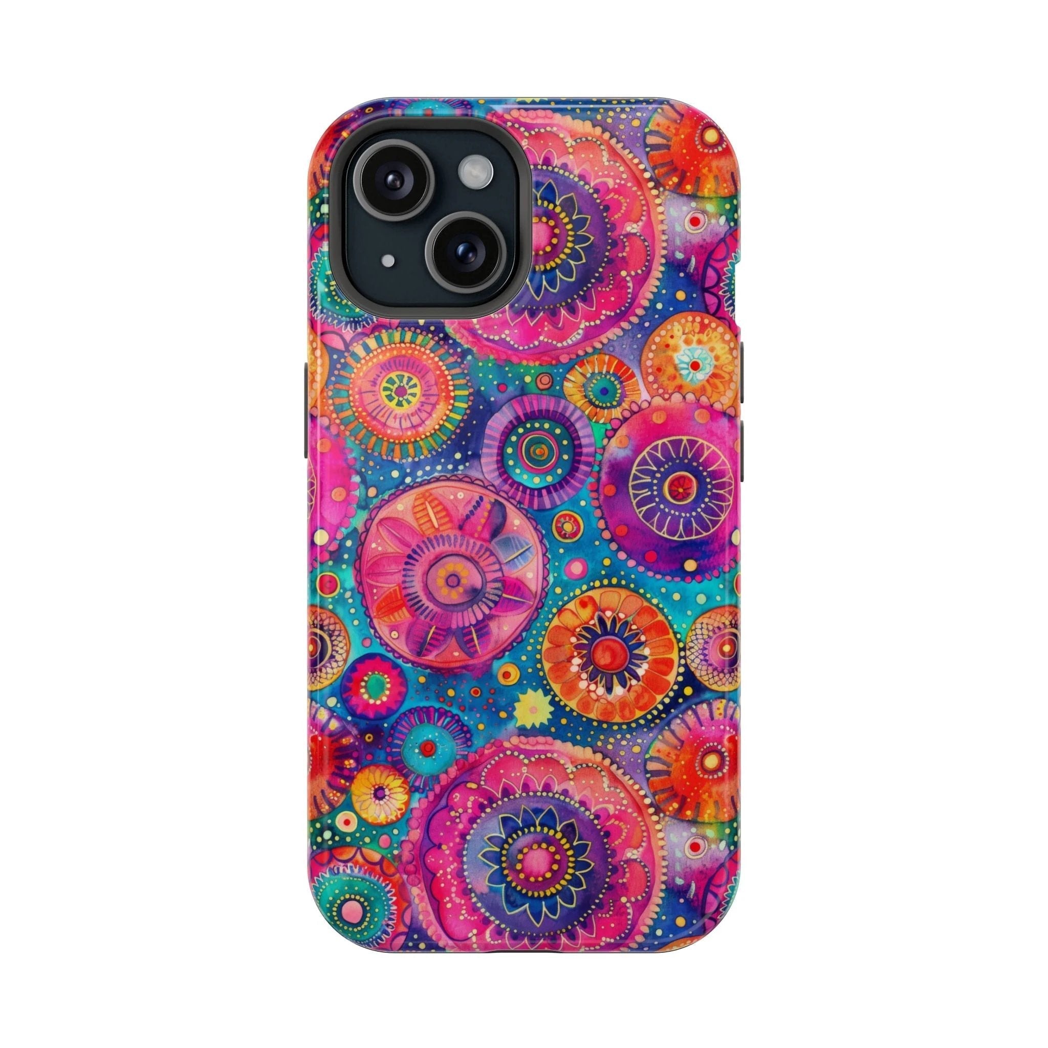 Bespattered Facade Colorful Circles MagSafe Tough Case by Bespattered Facade