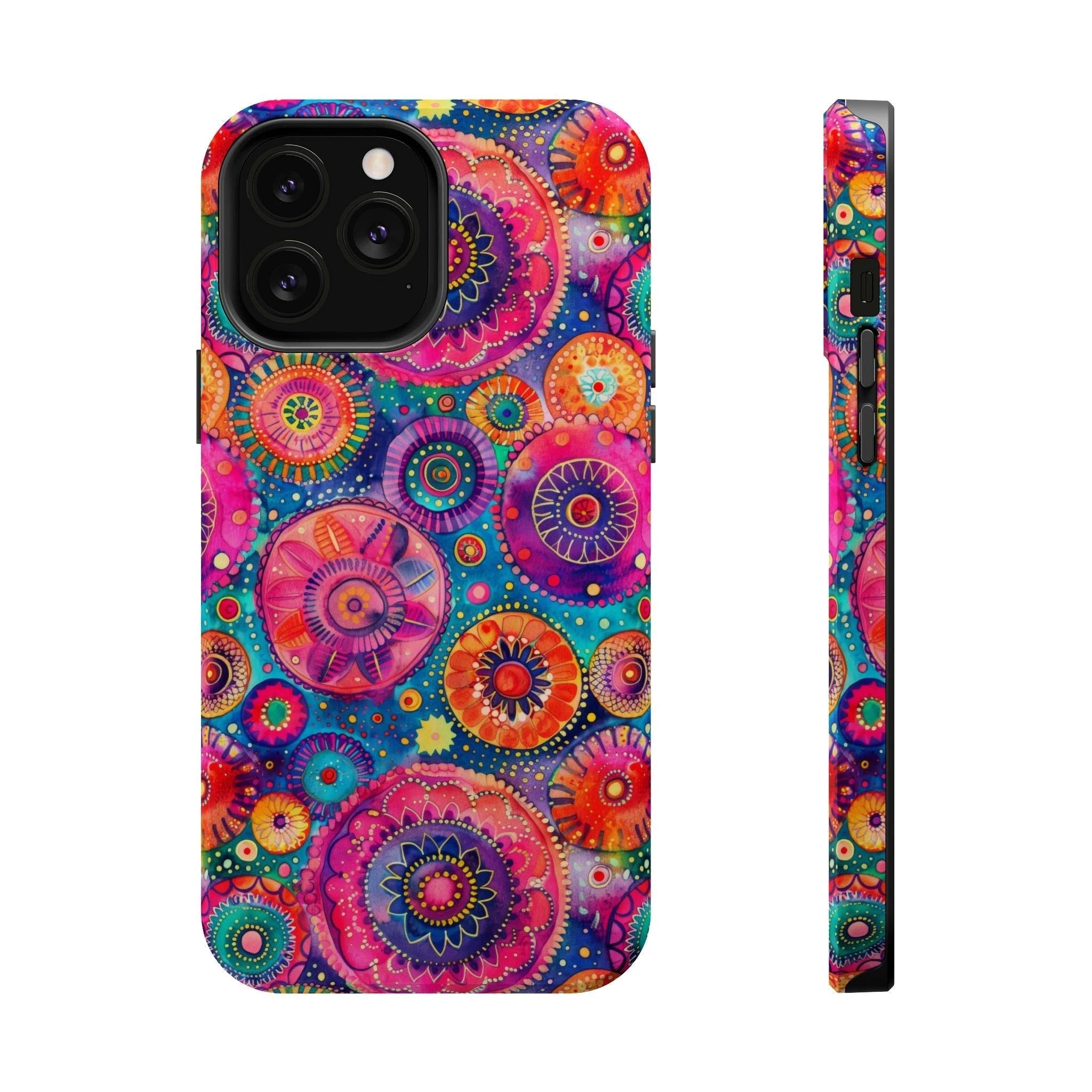 Bespattered Facade Colorful Circles MagSafe Tough Case by Bespattered Facade