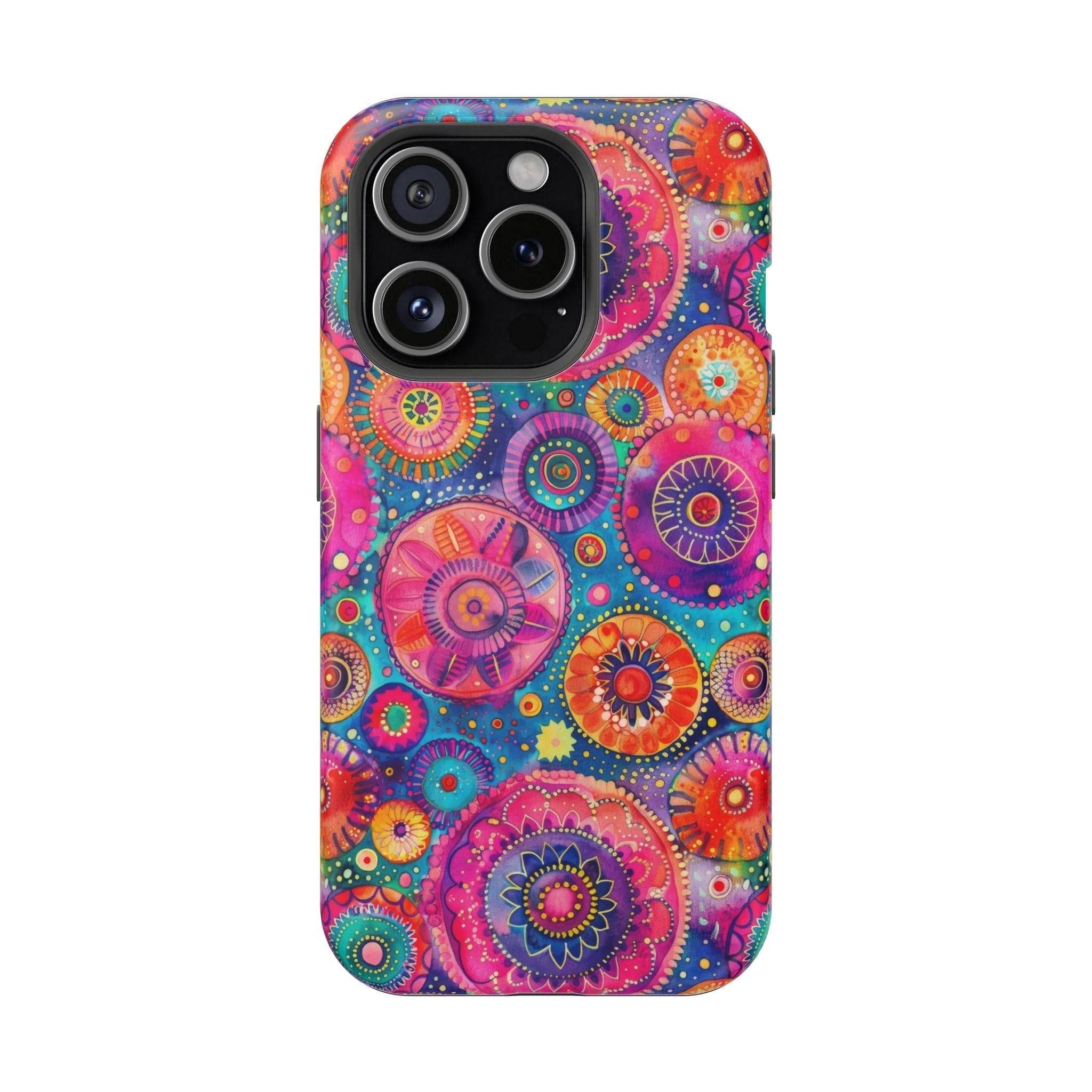 Bespattered Facade Colorful Circles MagSafe Tough Case by Bespattered Facade