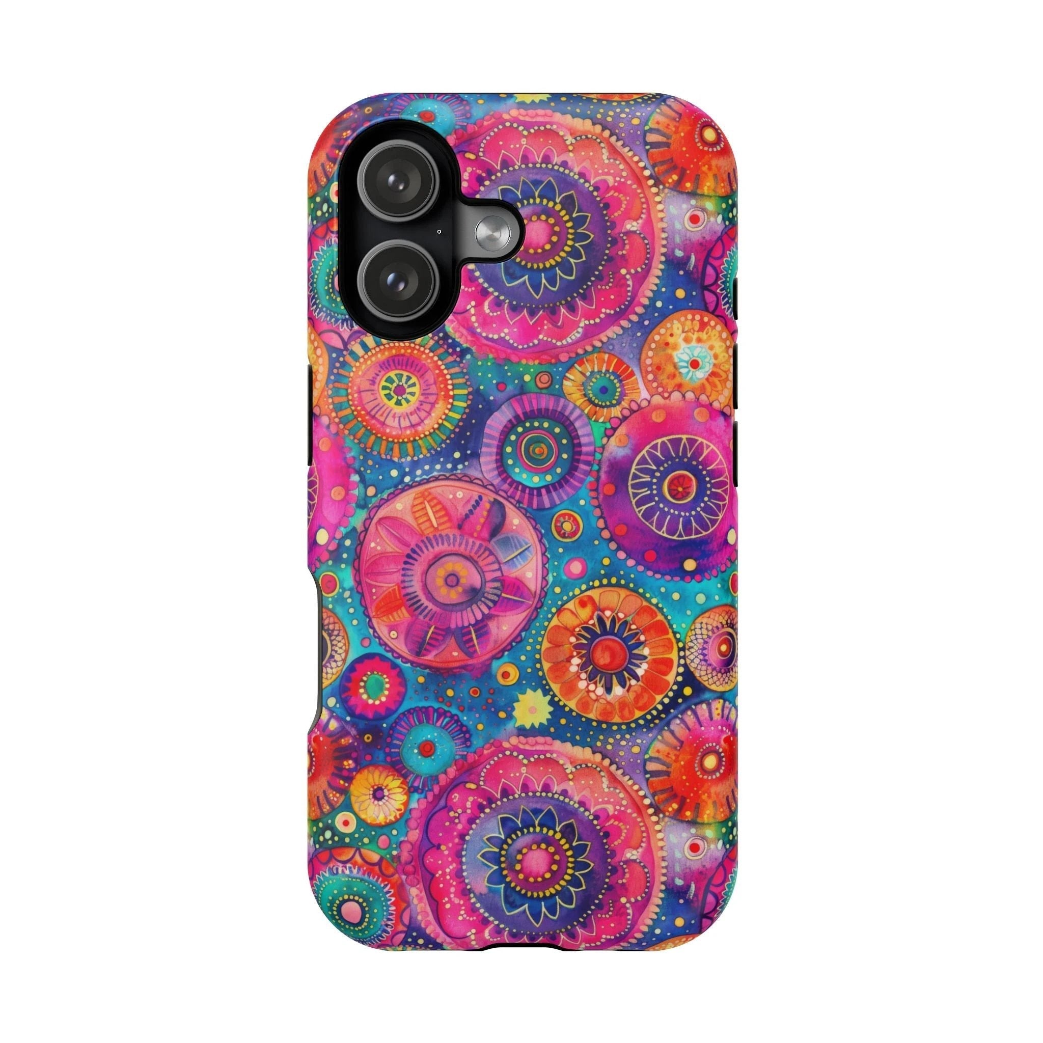 Bespattered Facade Colorful Circles MagSafe Tough Case by Bespattered Facade