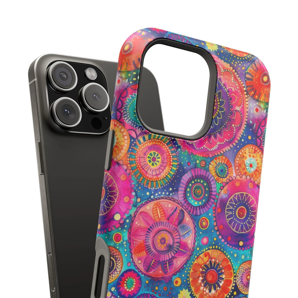 Bespattered Facade Colorful Circles MagSafe Tough Case by Bespattered Facade