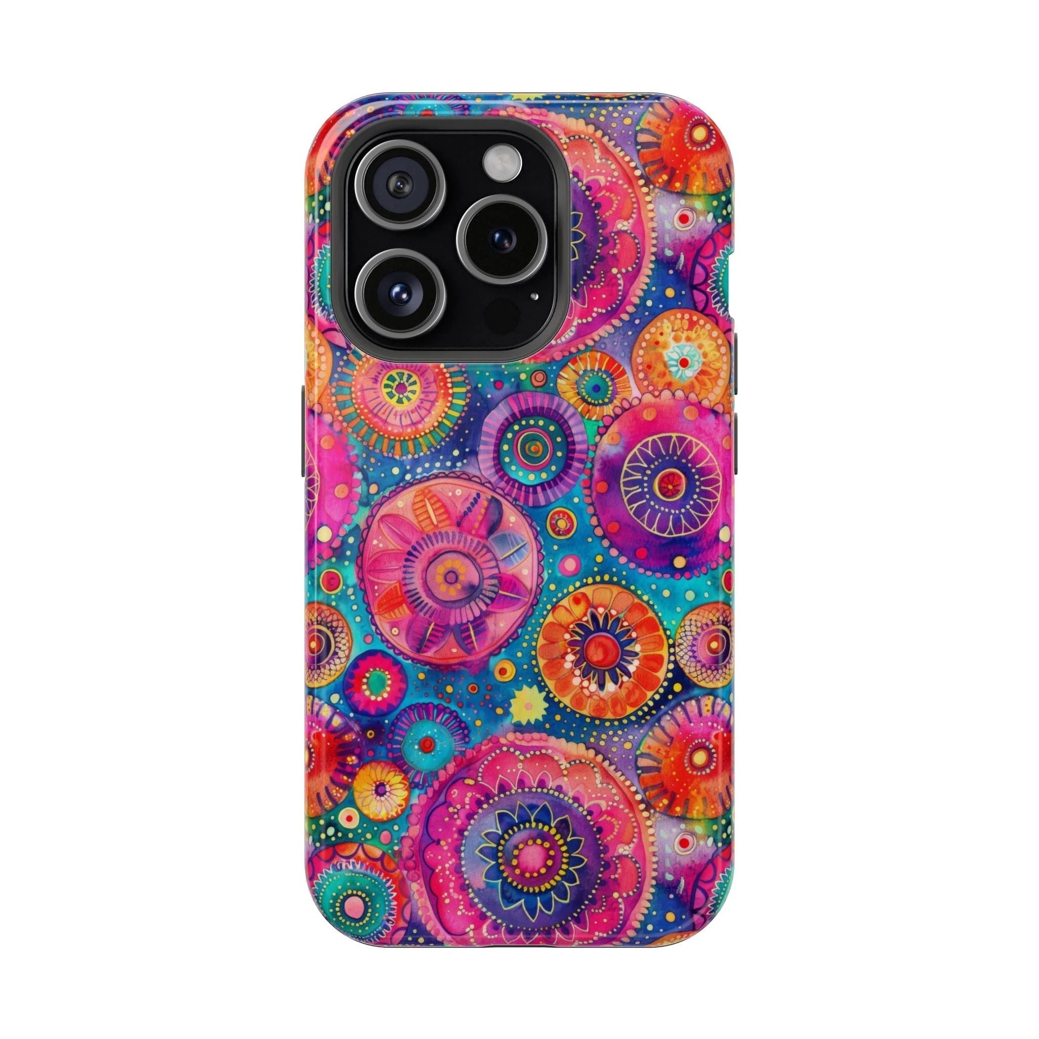 Bespattered Facade Colorful Circles MagSafe Tough Case by Bespattered Facade