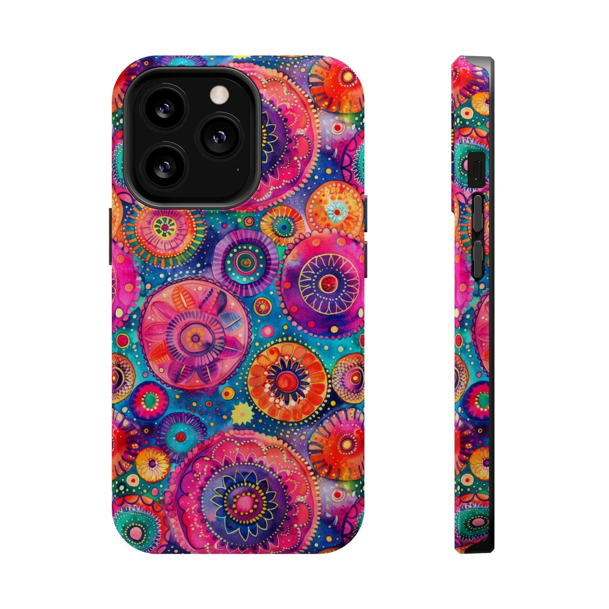 Bespattered Facade Colorful Circles MagSafe Tough Case by Bespattered Facade