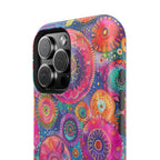Bespattered Facade Colorful Circles MagSafe Tough Case by Bespattered Facade
