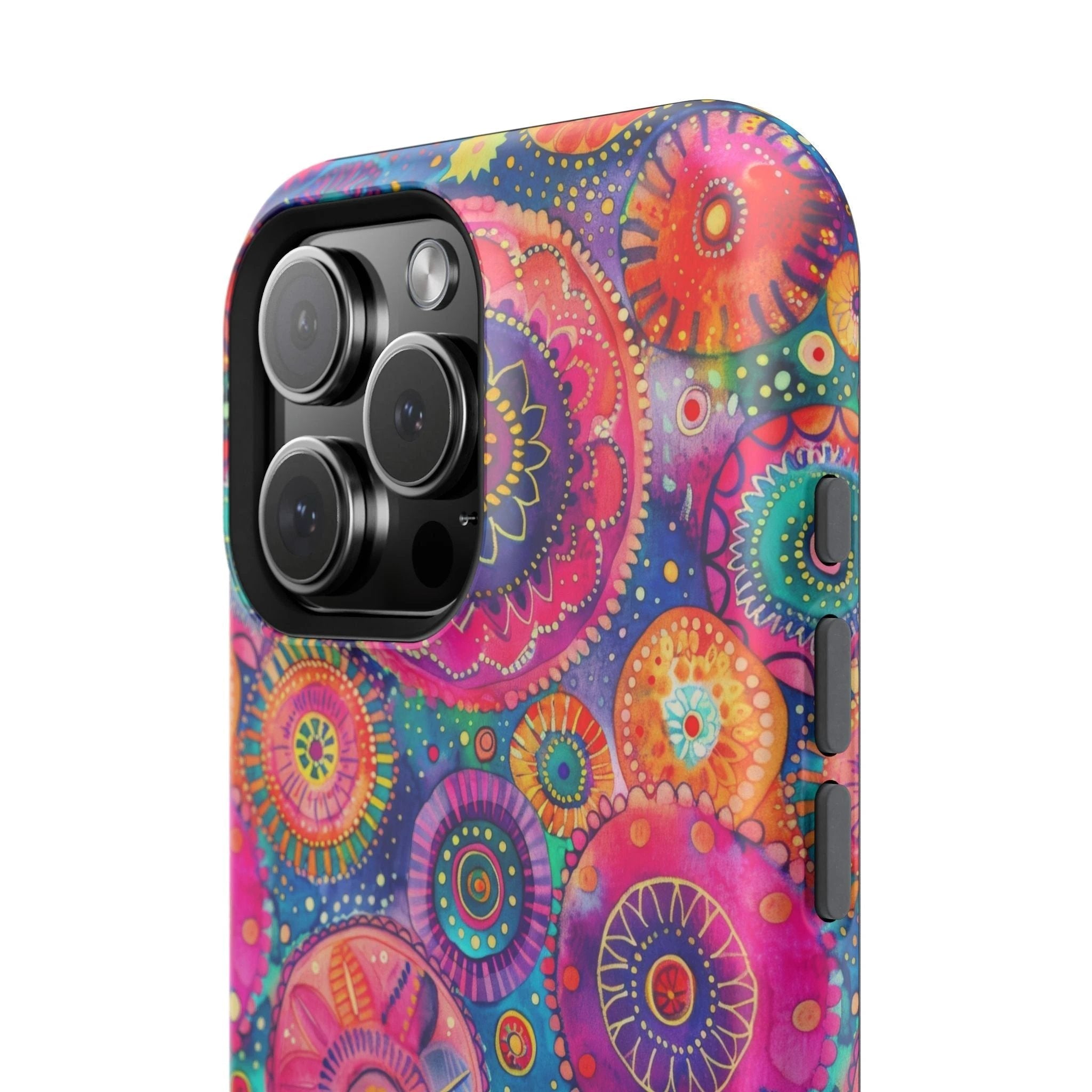 Bespattered Facade Colorful Circles MagSafe Tough Case by Bespattered Facade