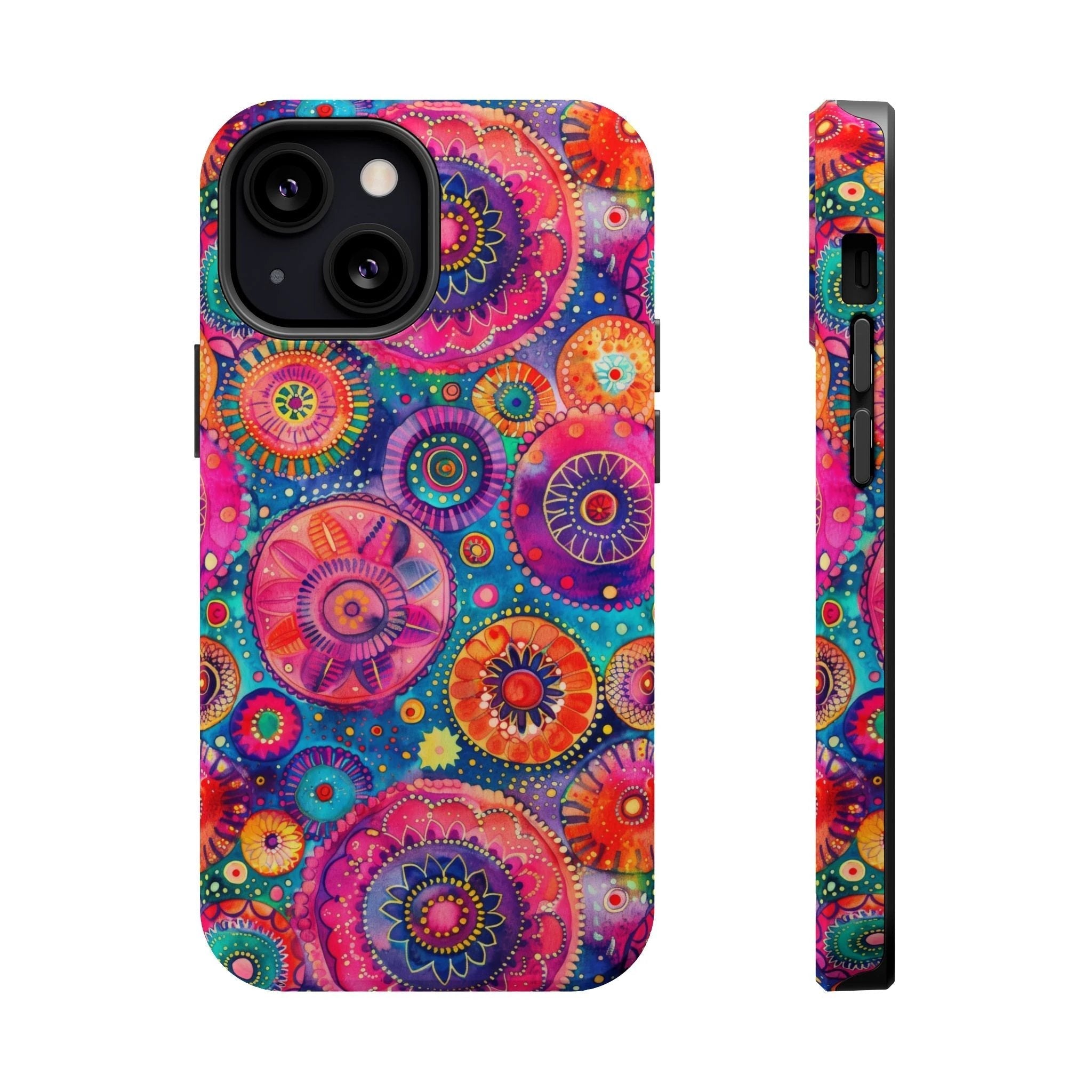 Bespattered Facade Colorful Circles MagSafe Tough Case by Bespattered Facade