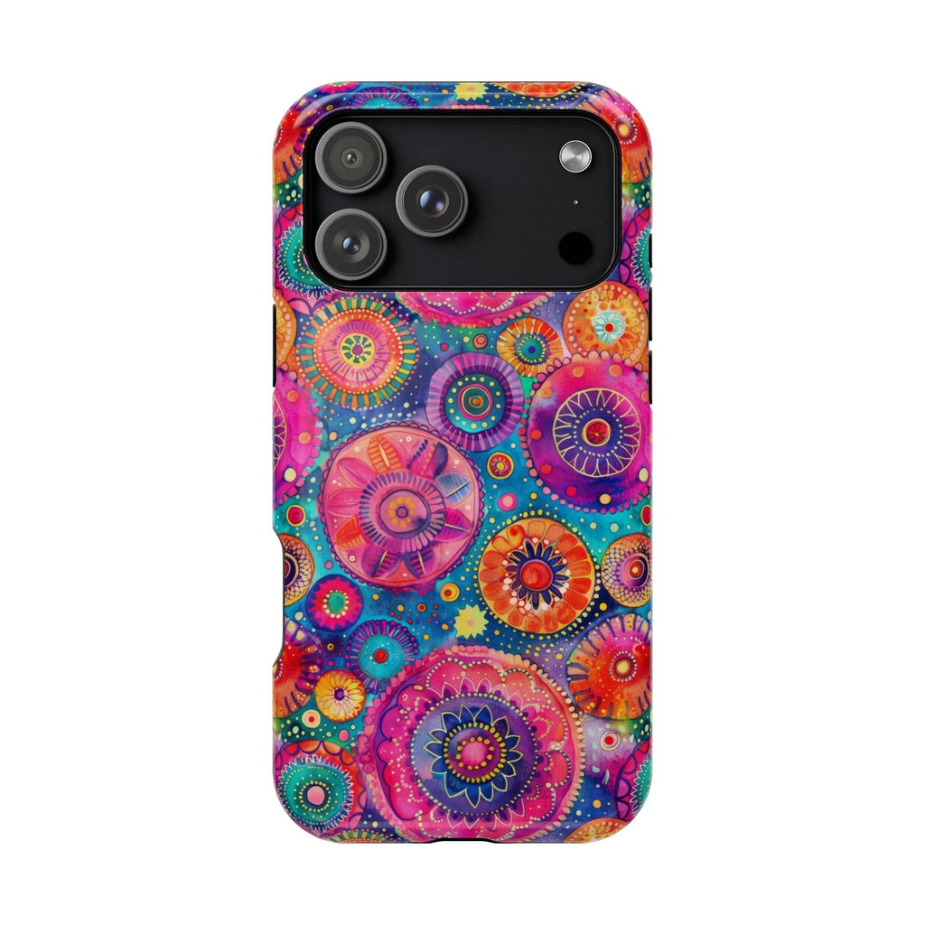 Bespattered Facade Colorful Circles MagSafe Tough Case by Bespattered Facade