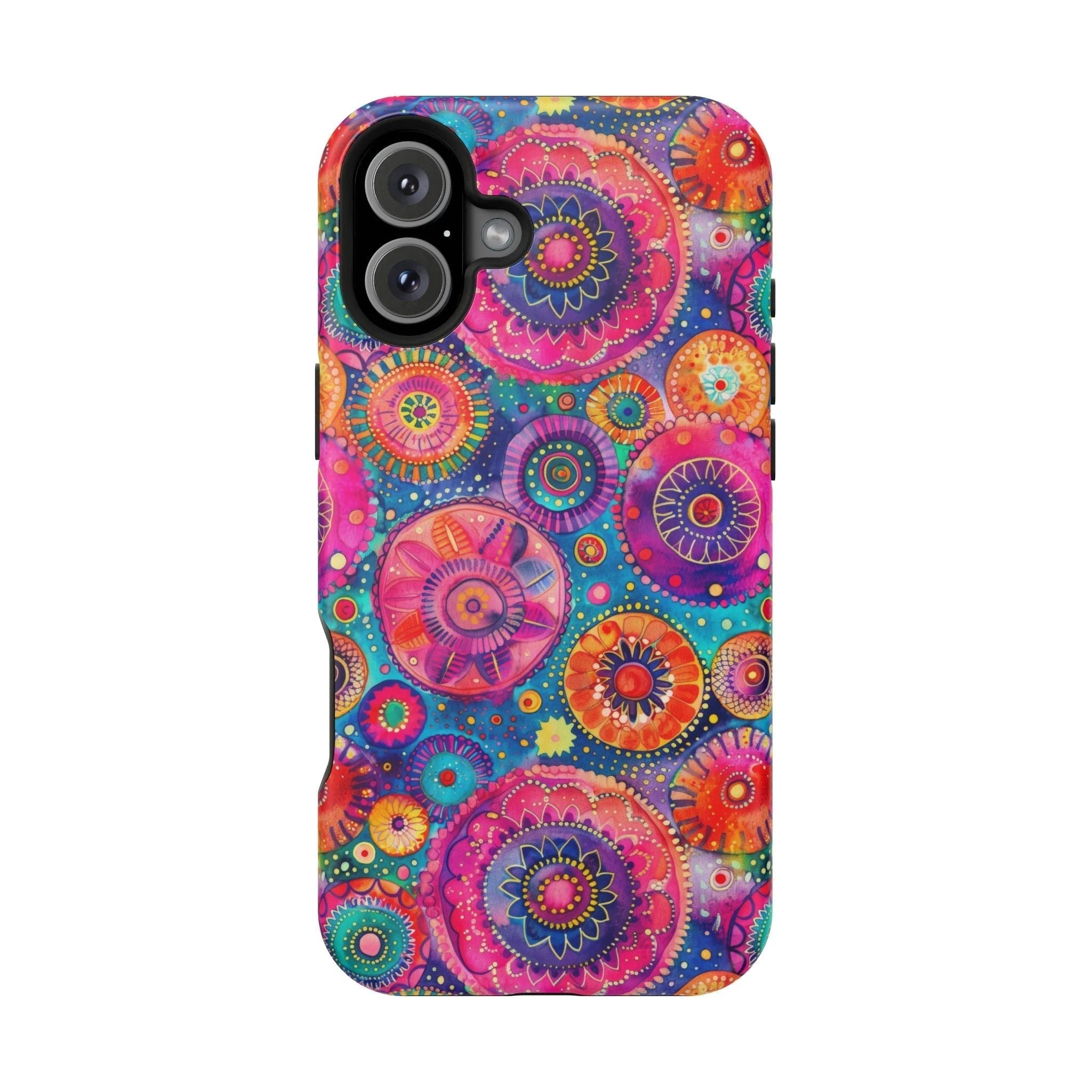Bespattered Facade Colorful Circles MagSafe Tough Case by Bespattered Facade