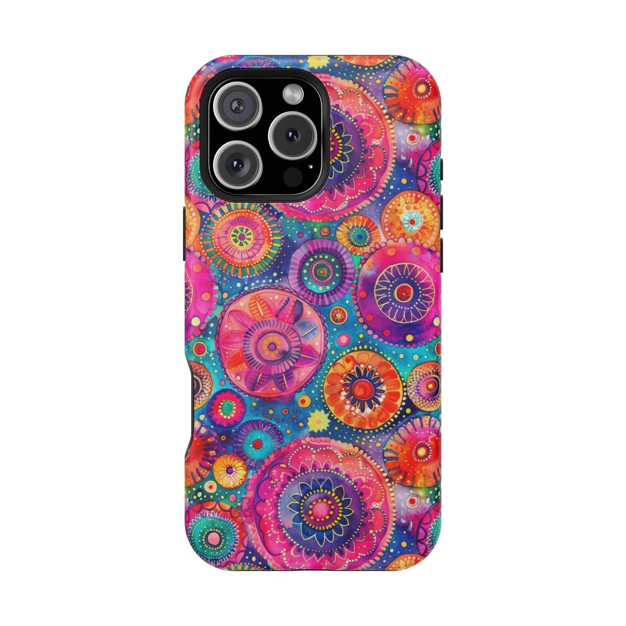 Bespattered Facade Colorful Circles MagSafe Tough Case by Bespattered Facade