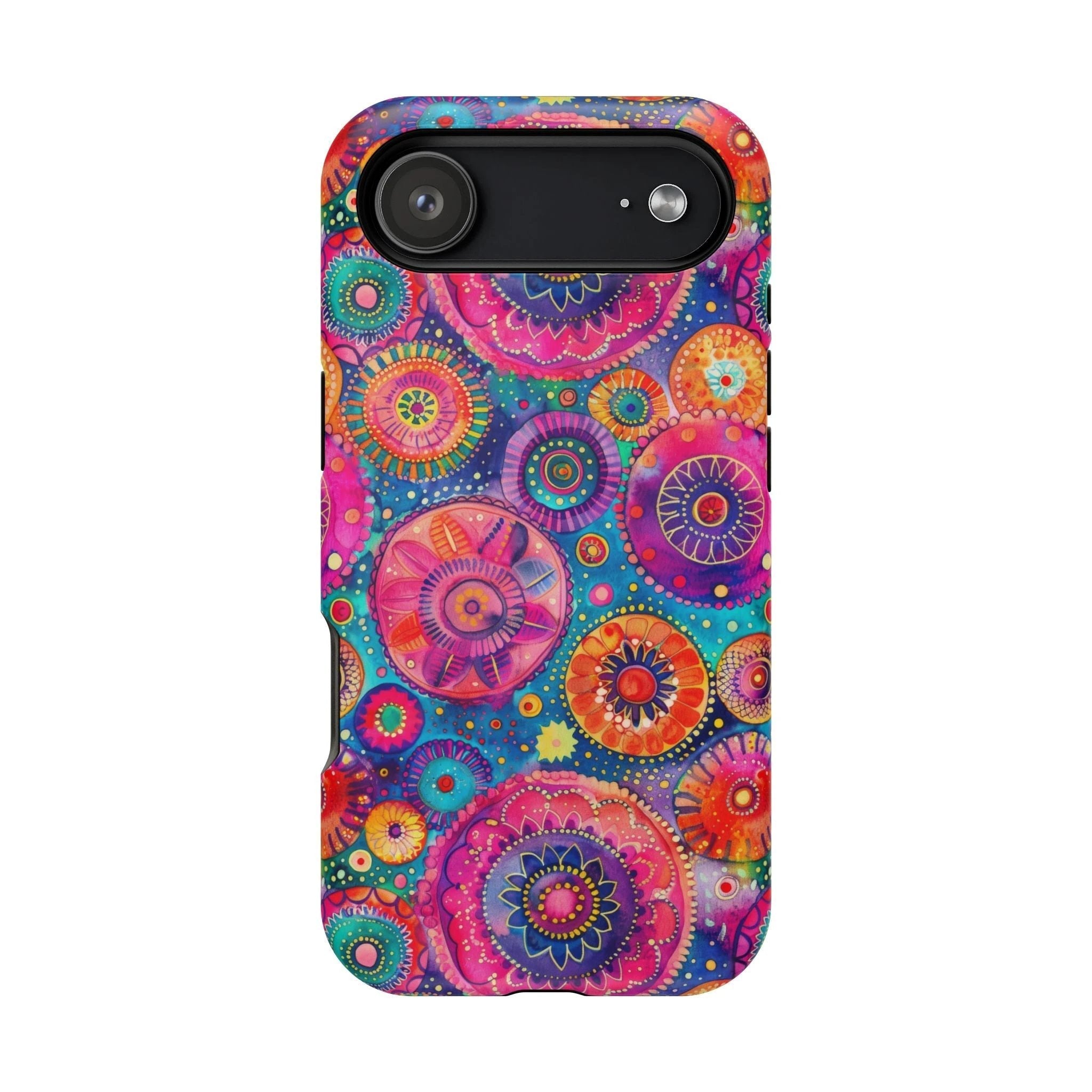 Bespattered Facade Colorful Circles MagSafe Tough Case by Bespattered Facade