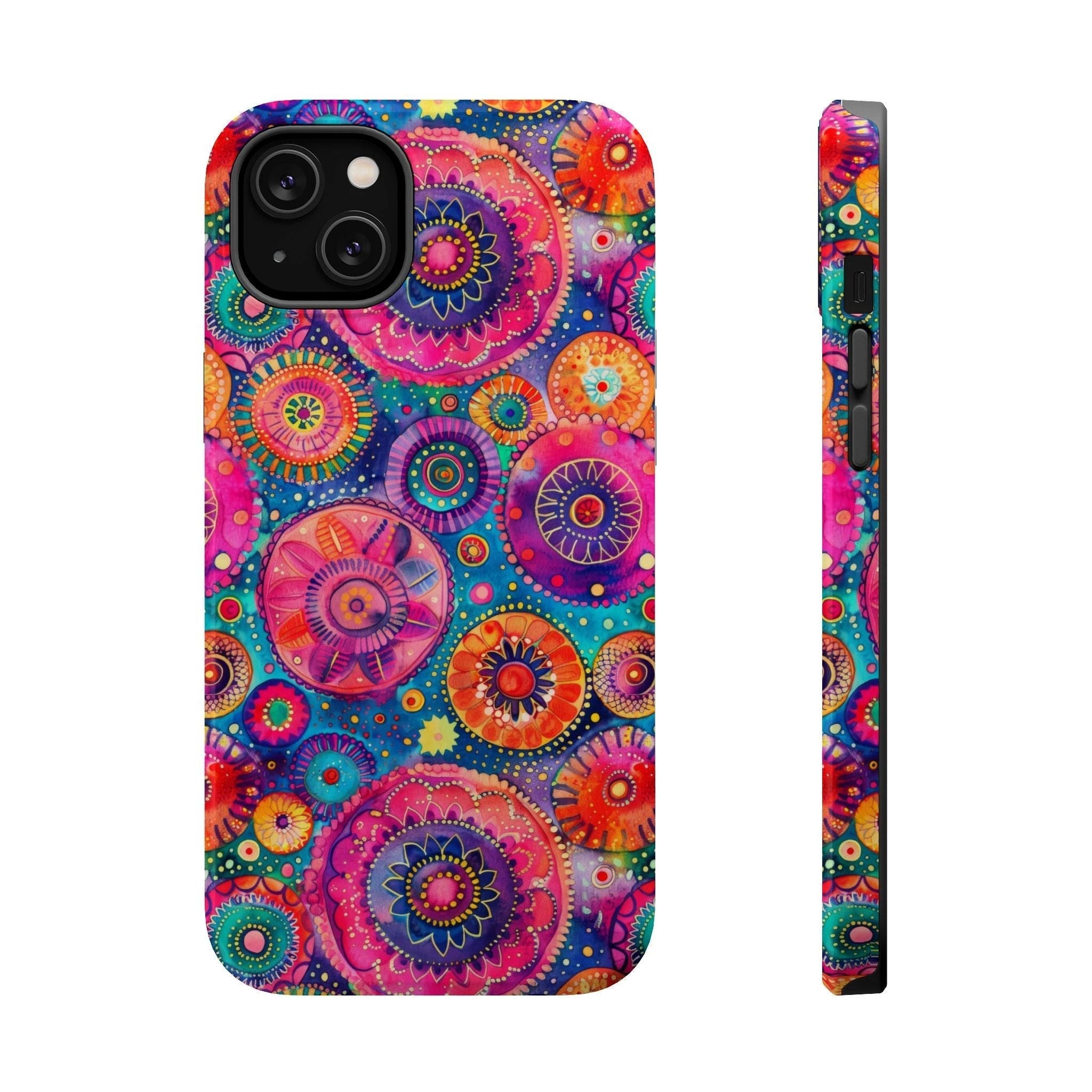 Bespattered Facade Colorful Circles MagSafe Tough Case by Bespattered Facade