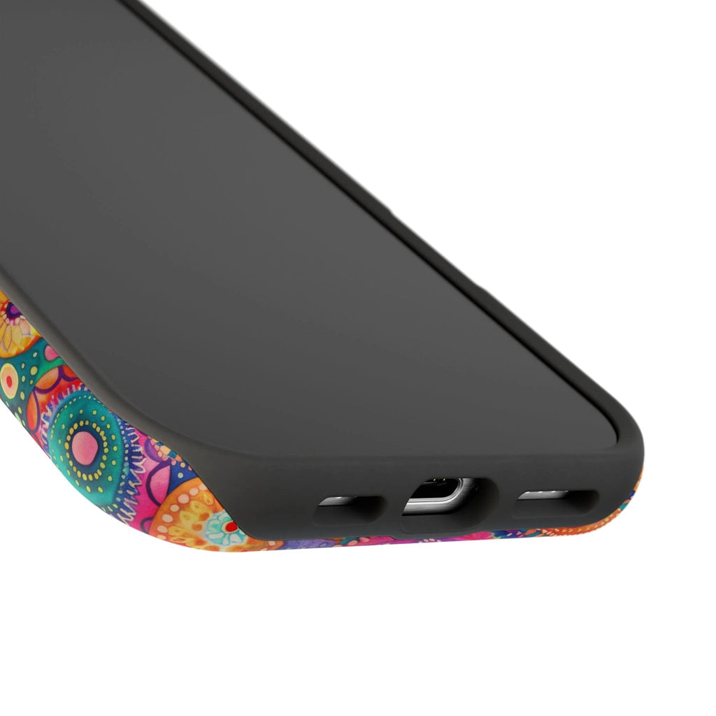 Bespattered Facade Colorful Circles MagSafe Tough Case by Bespattered Facade