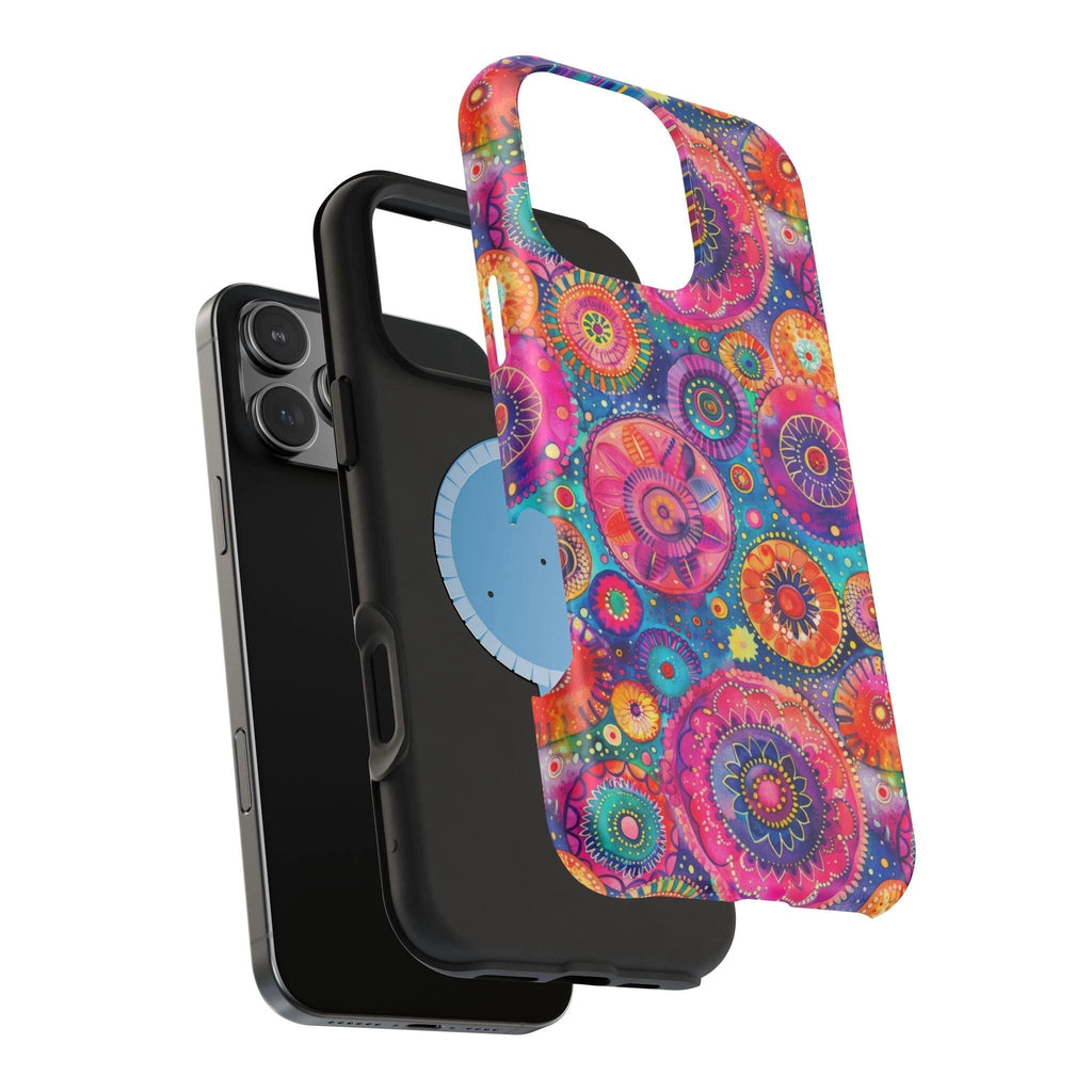 Bespattered Facade Colorful Circles MagSafe Tough Case by Bespattered Facade