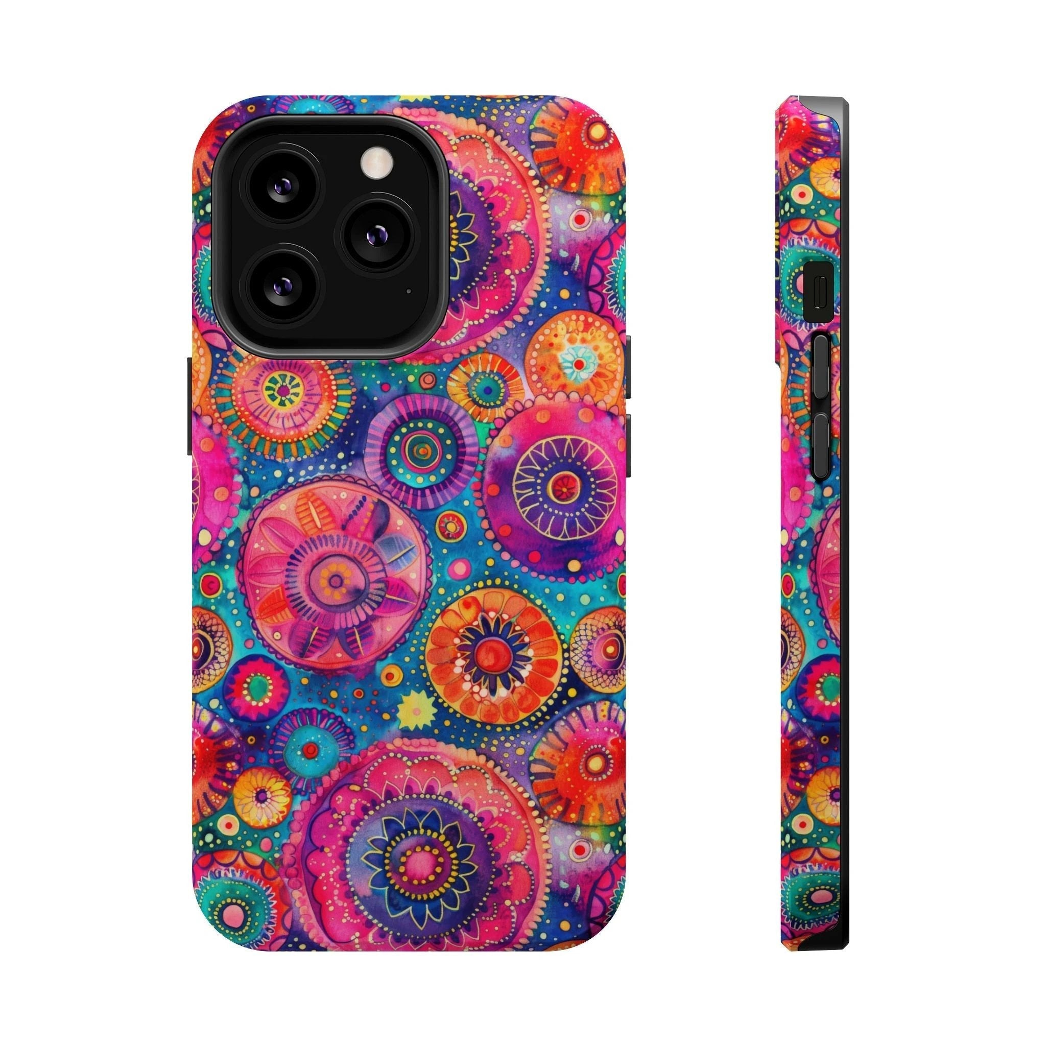 Bespattered Facade Colorful Circles MagSafe Tough Case by Bespattered Facade