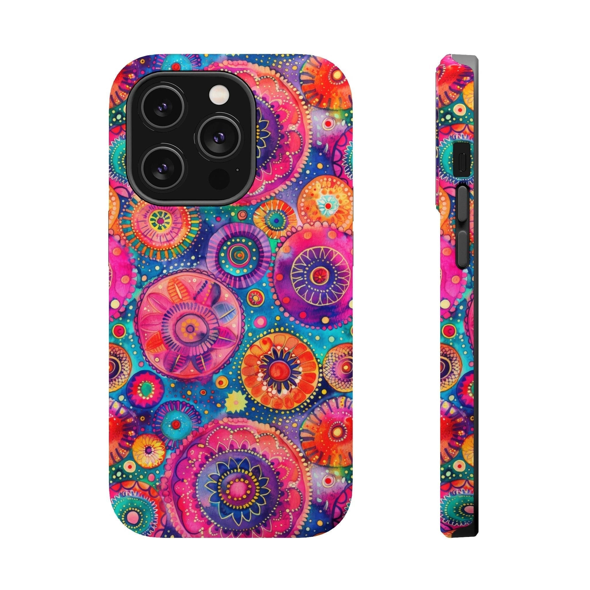 Bespattered Facade Colorful Circles MagSafe Tough Case by Bespattered Facade
