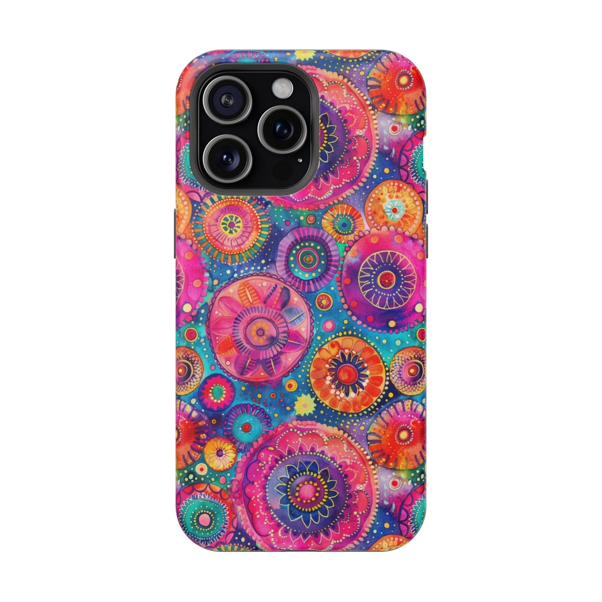 Bespattered Facade Colorful Circles MagSafe Tough Case by Bespattered Facade
