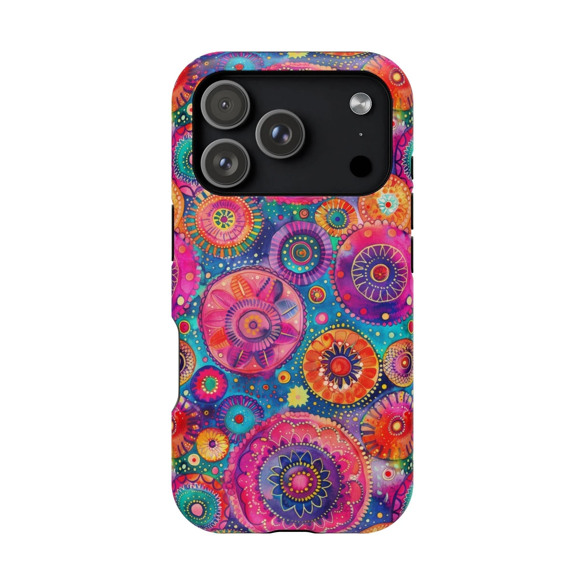 Bespattered Facade Colorful Circles MagSafe Tough Case by Bespattered Facade
