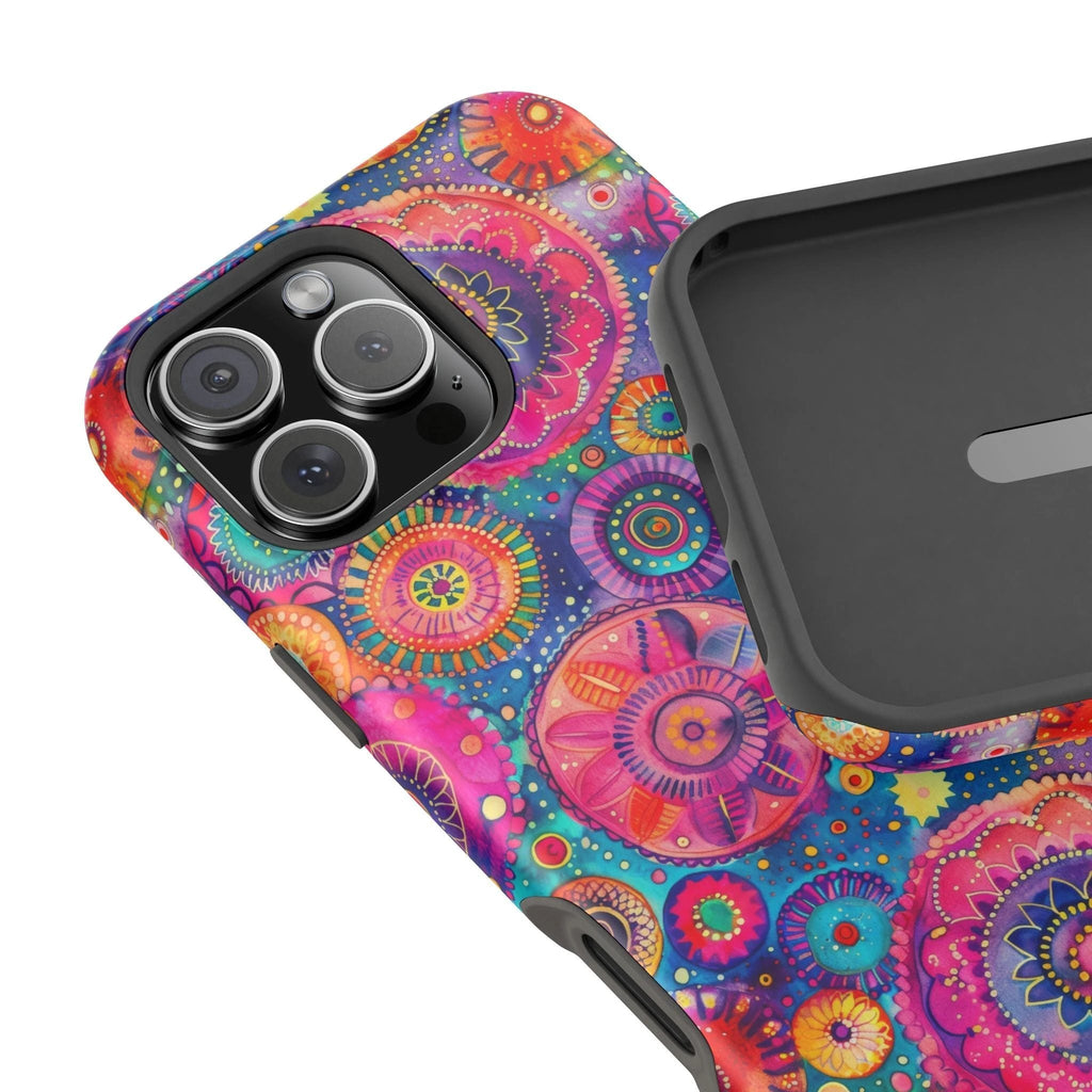 Bespattered Facade Colorful Circles MagSafe Tough Case by Bespattered Facade