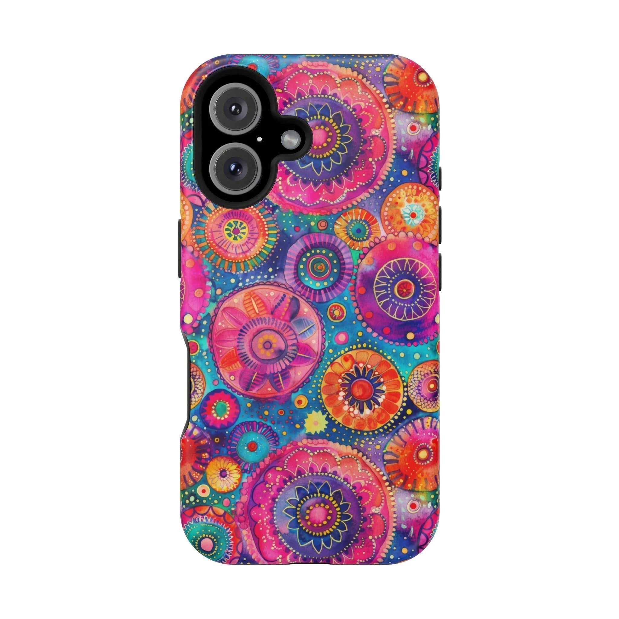 Bespattered Facade Colorful Circles MagSafe Tough Case by Bespattered Facade