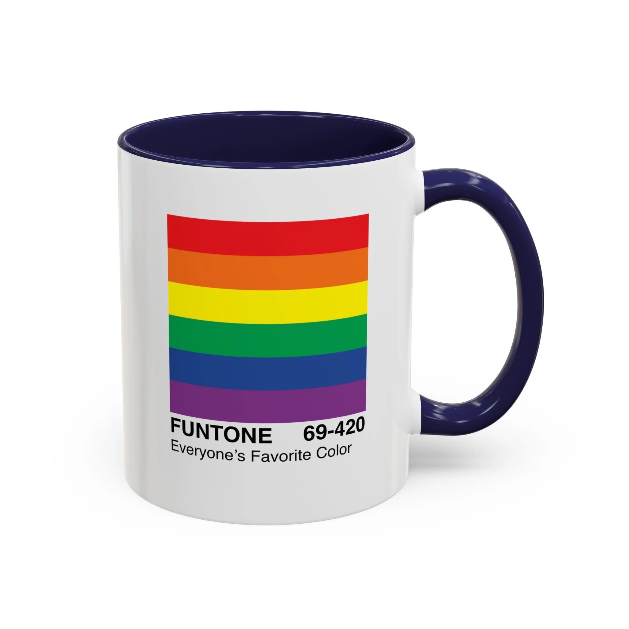 Bespattered Facade Everyone's Favorite Color "Funtone" Chip Mug | Eight Colors | 11oz or 15oz by Bespattered Facade