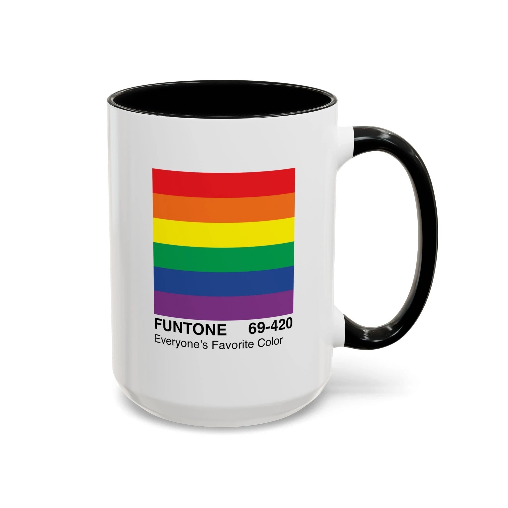 Bespattered Facade Everyone's Favorite Color "Funtone" Chip Mug | Eight Colors | 11oz or 15oz by Bespattered Facade