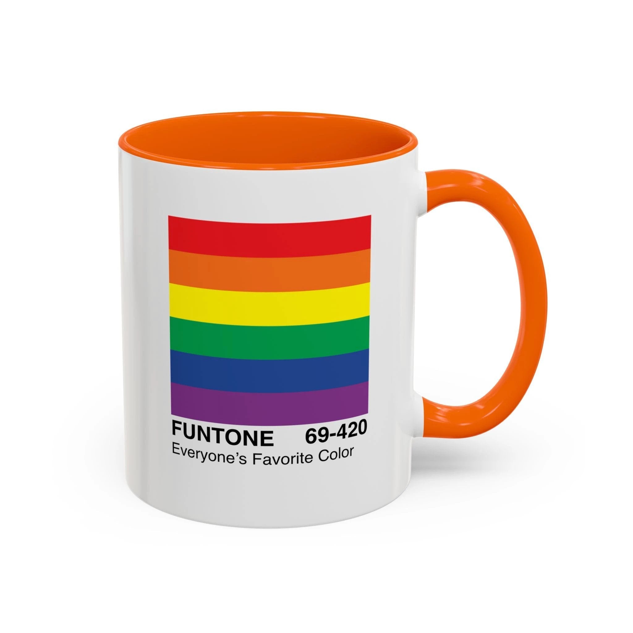 Bespattered Facade Everyone's Favorite Color "Funtone" Chip Mug | Eight Colors | 11oz or 15oz by Bespattered Facade