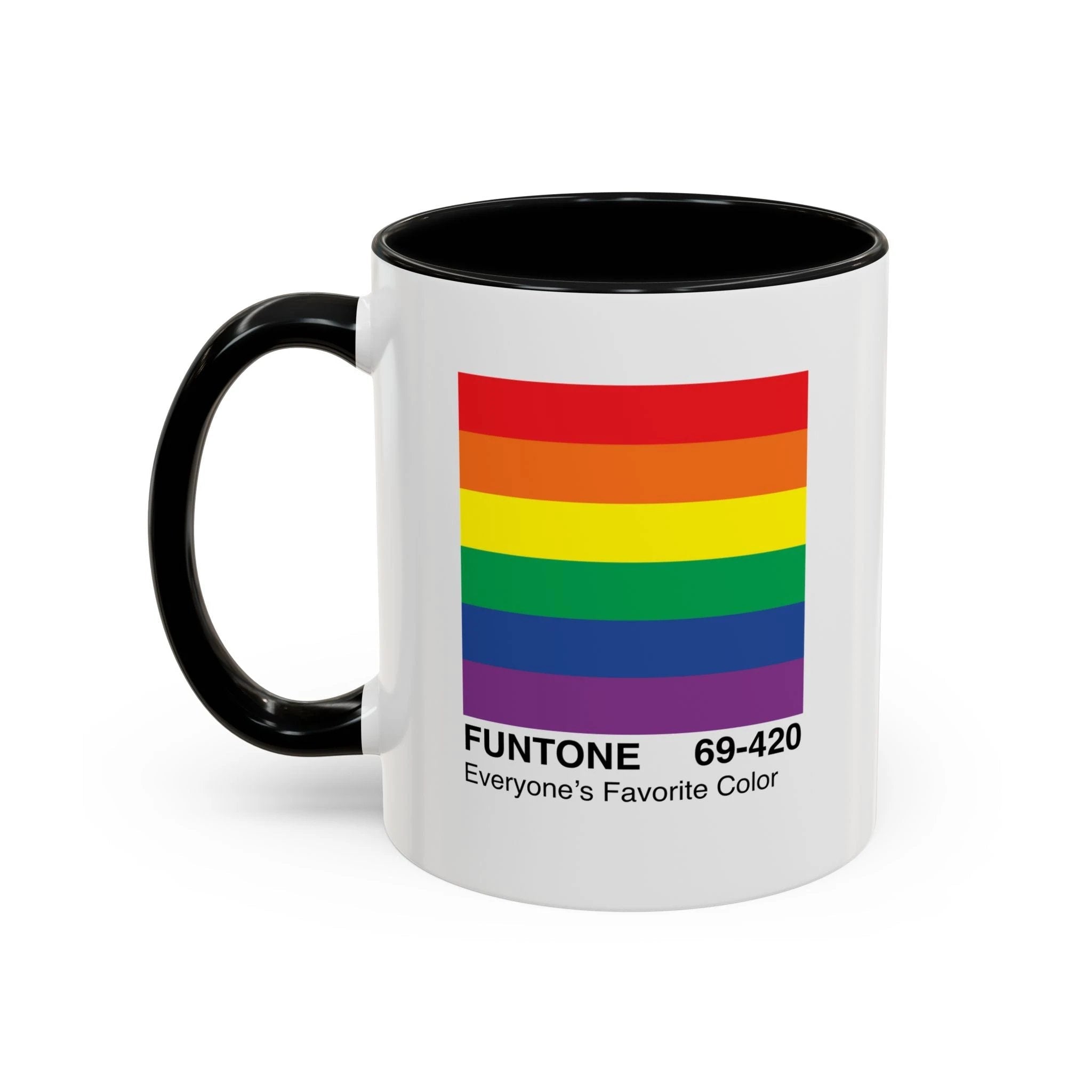 Bespattered Facade Everyone's Favorite Color "Funtone" Chip Mug | Eight Colors | 11oz or 15oz by Bespattered Facade