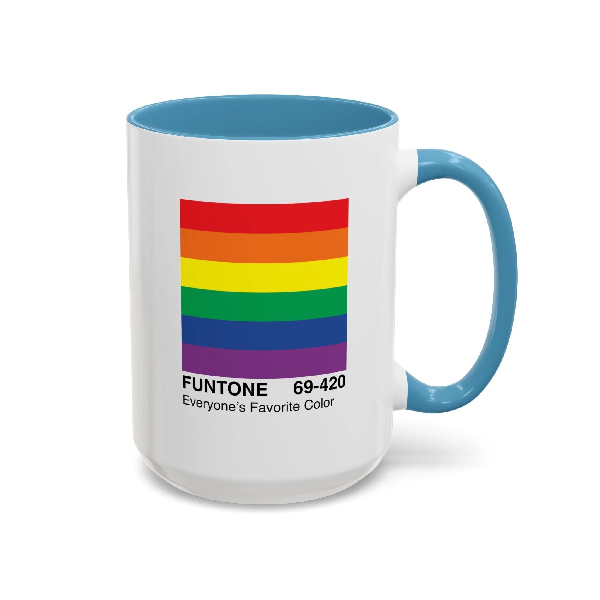 Bespattered Facade Everyone's Favorite Color "Funtone" Chip Mug | Eight Colors | 11oz or 15oz by Bespattered Facade