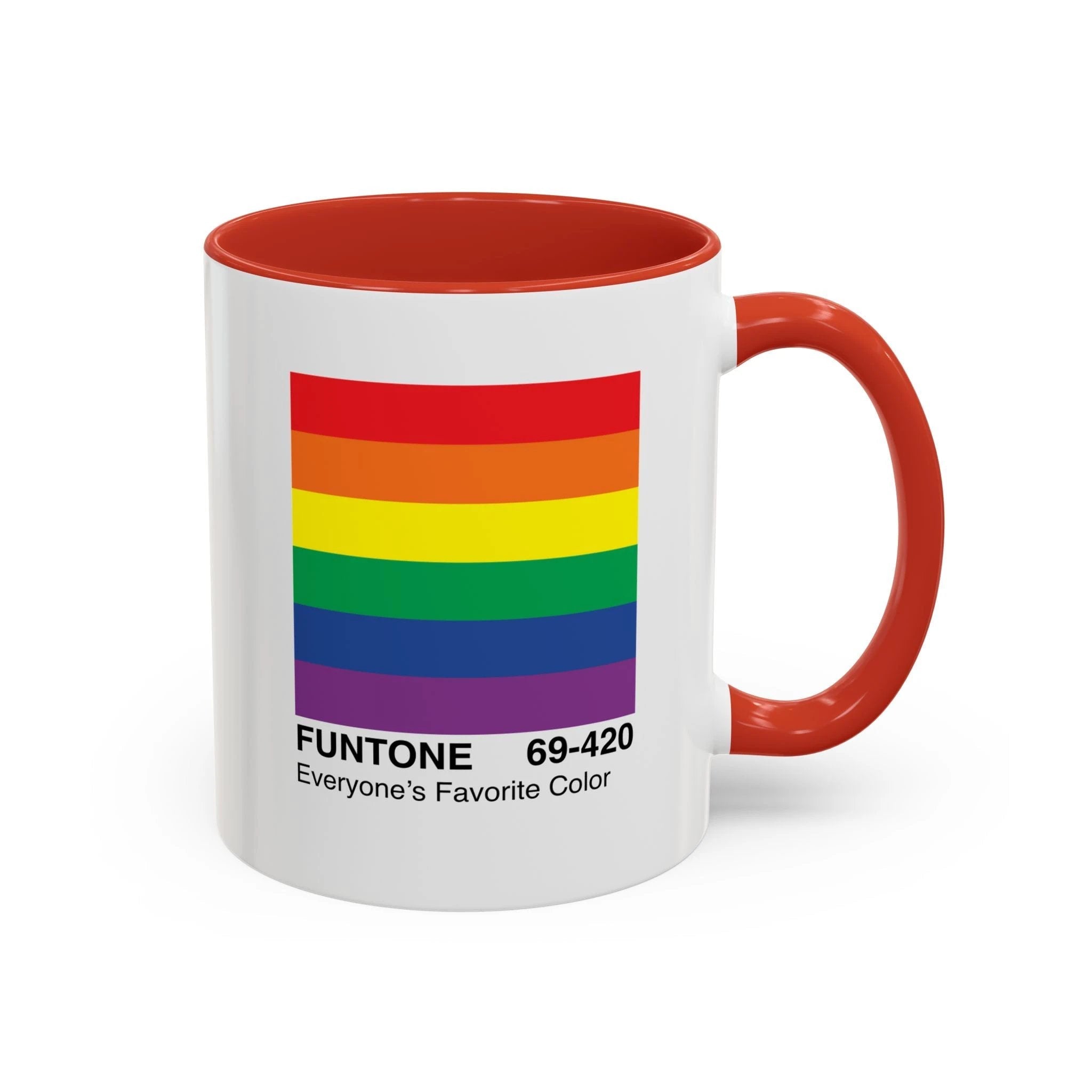 Bespattered Facade Everyone's Favorite Color "Funtone" Chip Mug | Eight Colors | 11oz or 15oz by Bespattered Facade