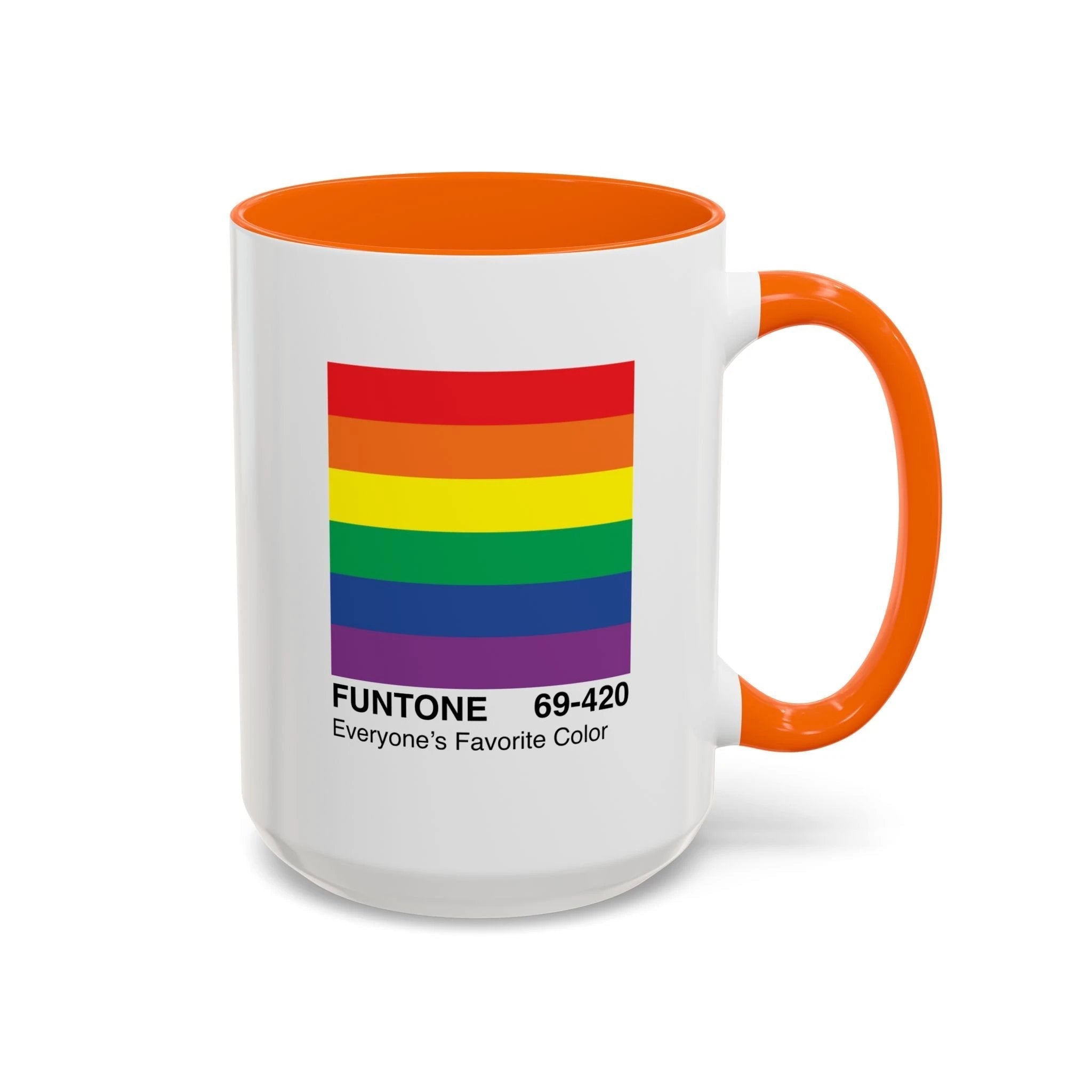 Bespattered Facade Everyone's Favorite Color "Funtone" Chip Mug | Eight Colors | 11oz or 15oz by Bespattered Facade