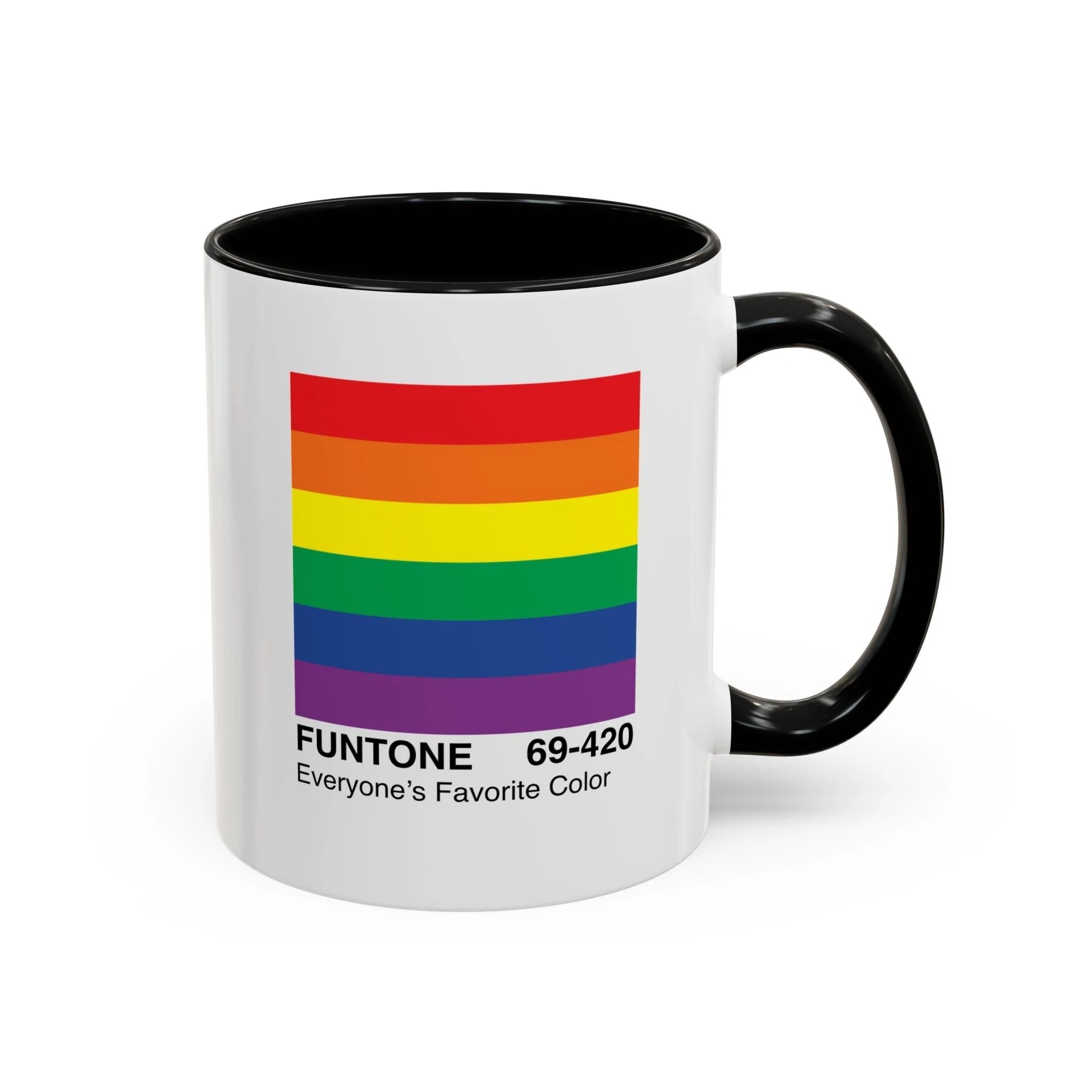 Bespattered Facade Everyone's Favorite Color "Funtone" Chip Mug | Eight Colors | 11oz or 15oz by Bespattered Facade