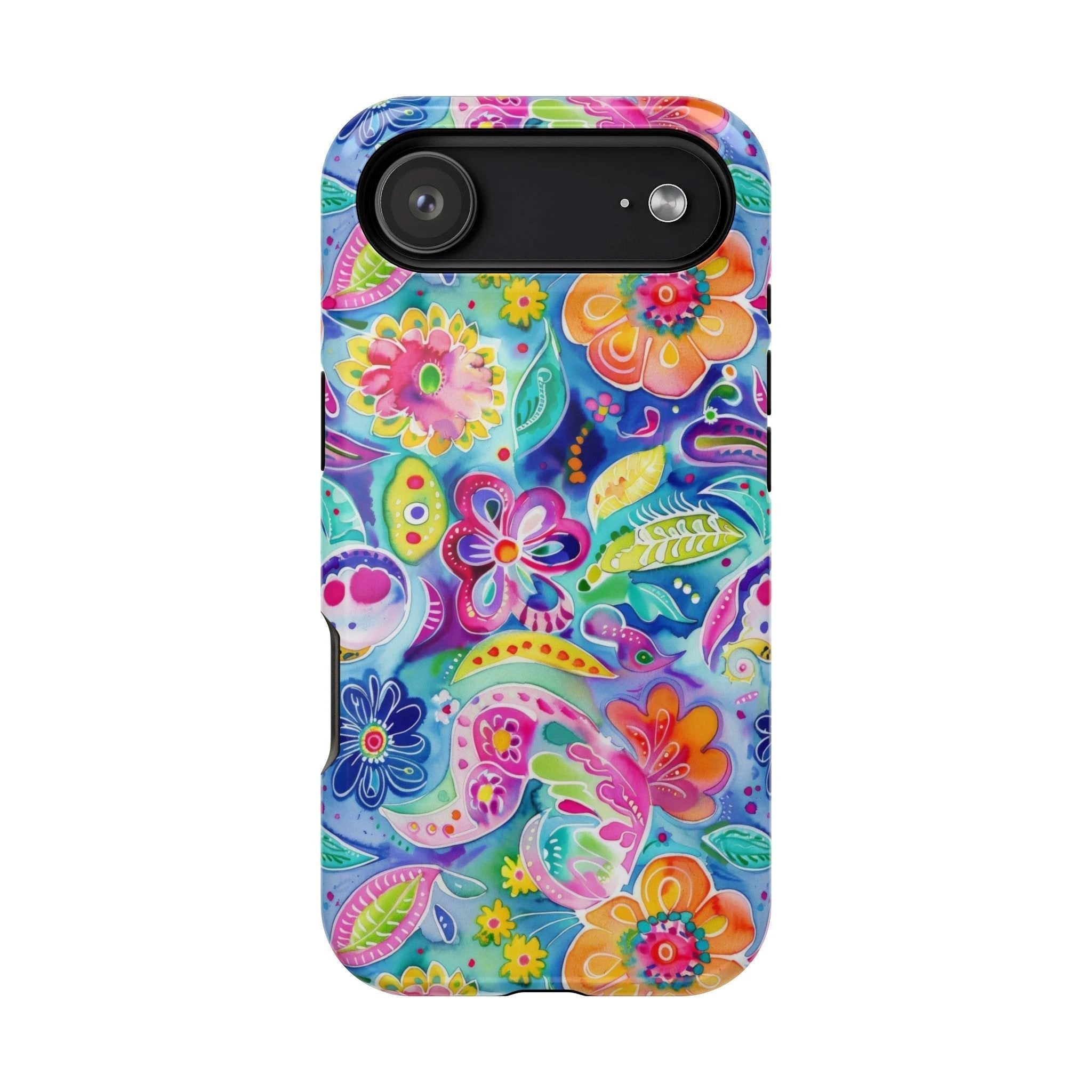 Bespattered Facade Floral Doodles MagSafe Tough Case by Bespattered Facade
